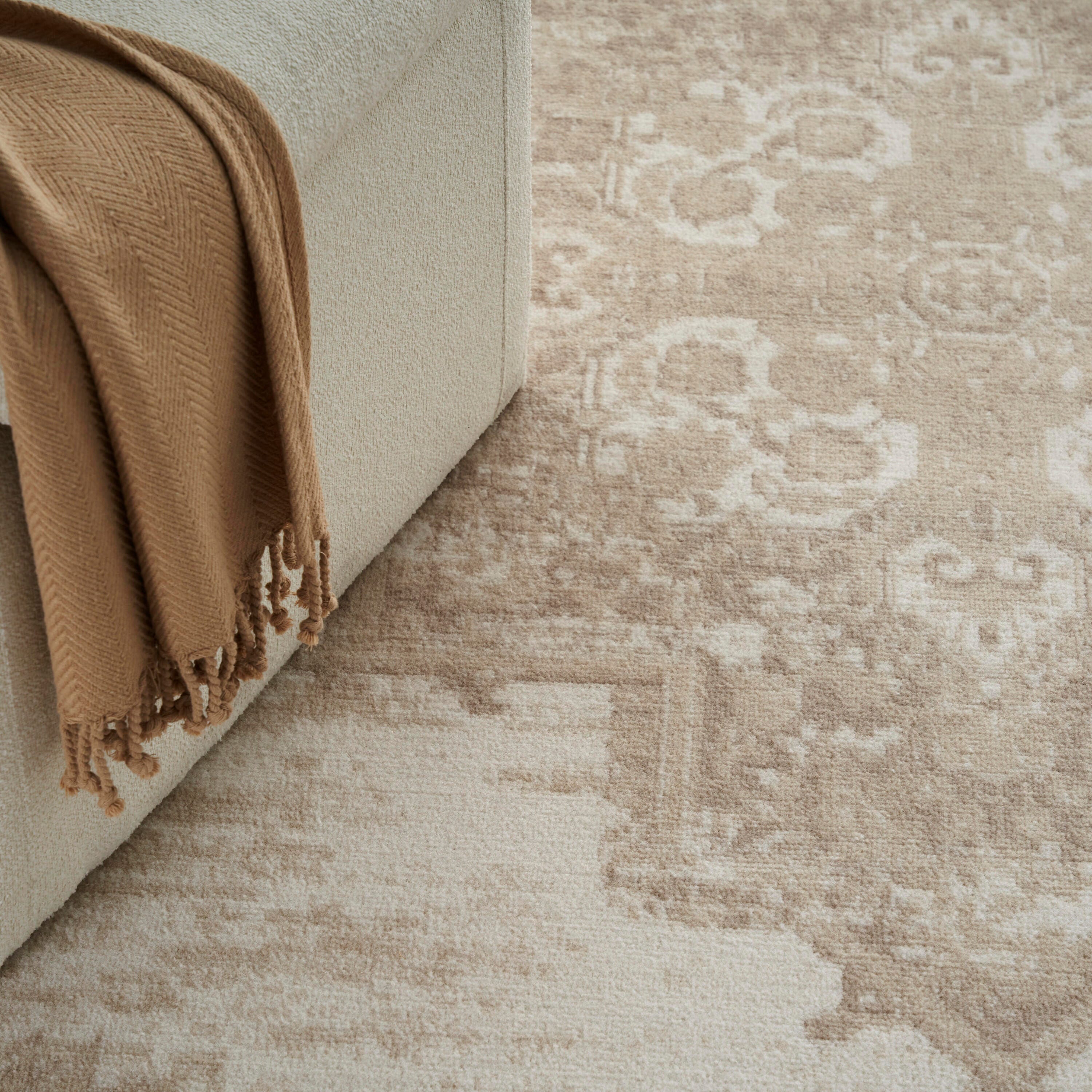 Nourison Home Grafix 4' Round Medallion Area Rug, Ivory/Beige, large