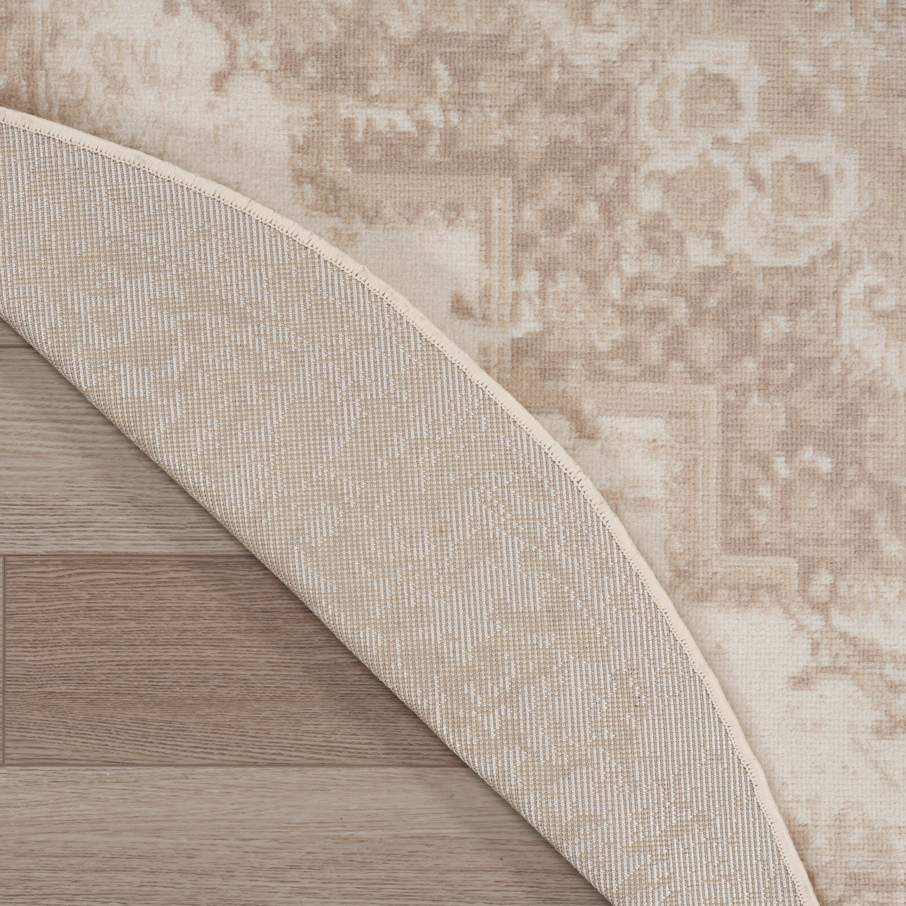 Nourison Home Grafix 8' Round Medallion Area Rug, Ivory/Beige, large