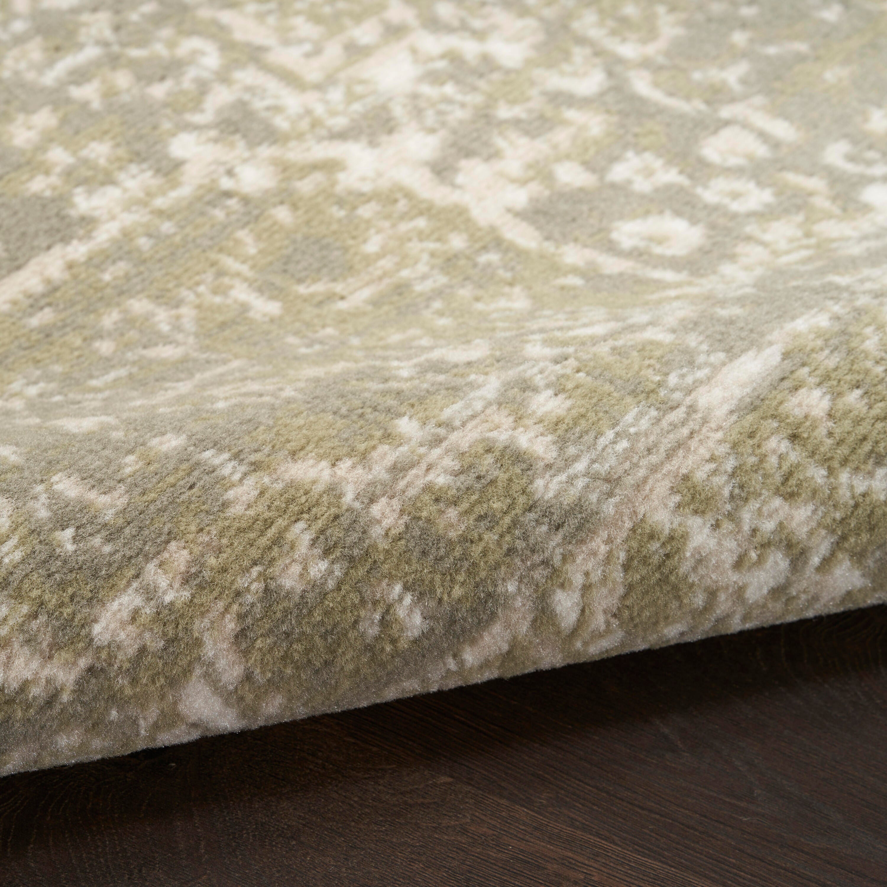 Nourison Home Grafix 5'3" x 7'3" Medallion Area Rug, Olive, large