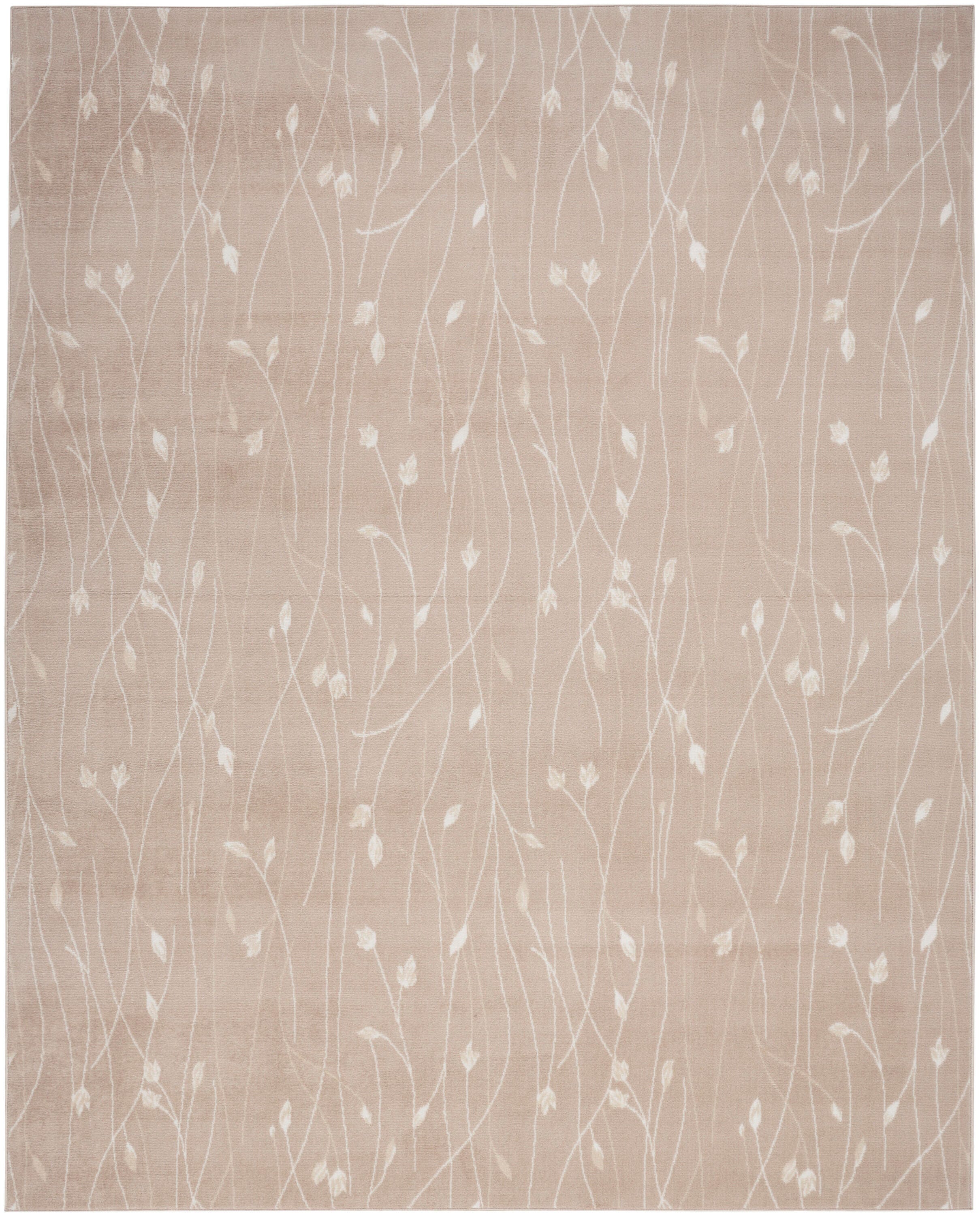 Nourison Home Grafix 3'9" x 5'9" Floral Area Rug, Beige, large