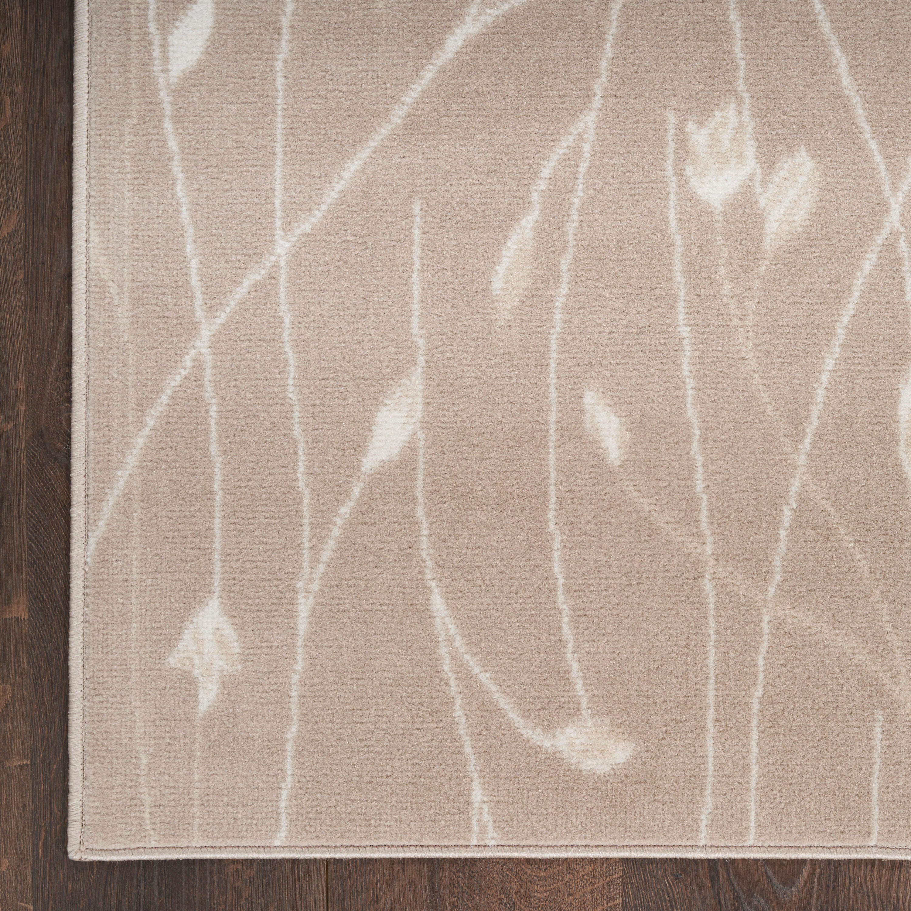 Nourison Home Grafix 5'3" x 7'3" Floral Area Rug, Beige, large