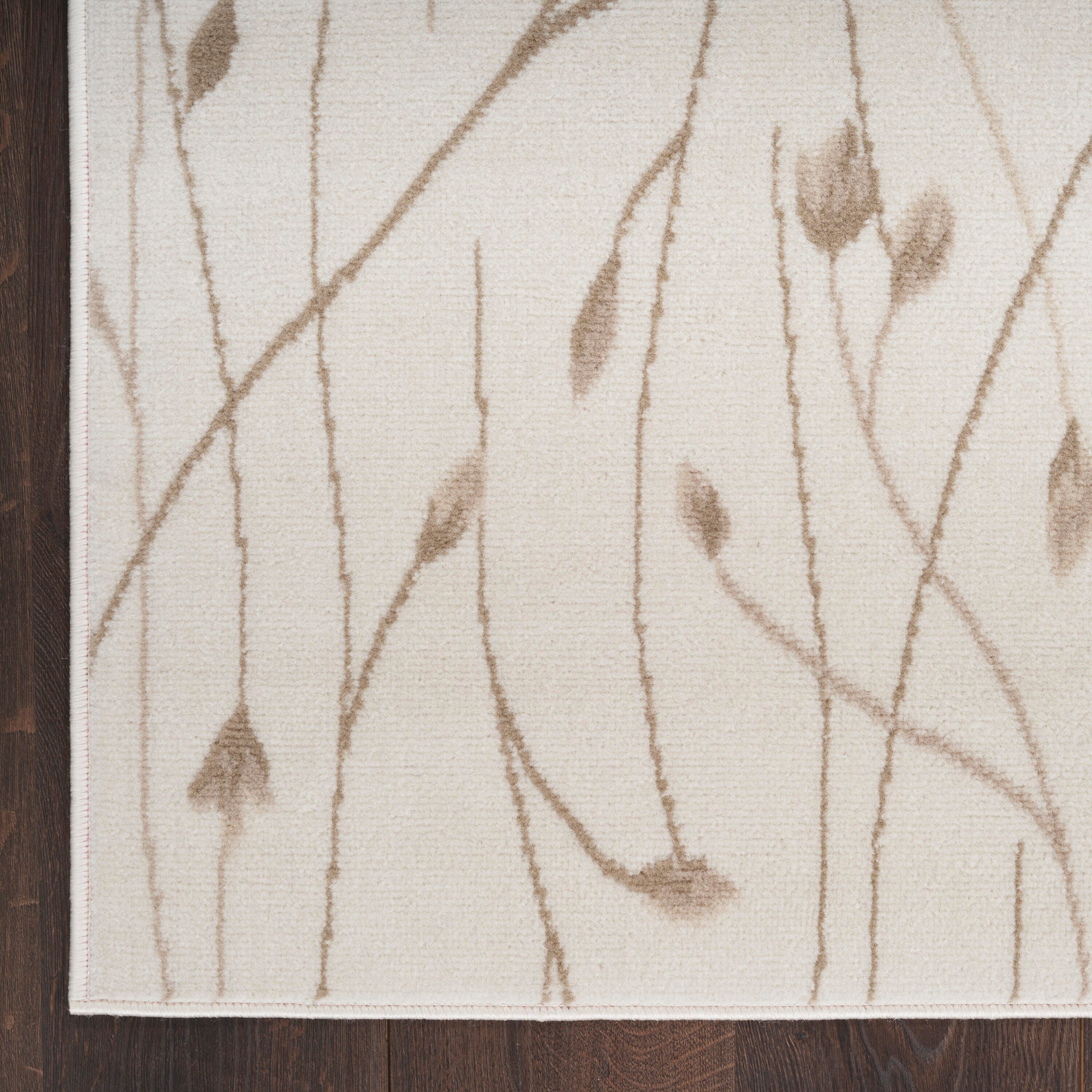 Nourison Home Grafix 5'3" x 7'3" Floral Area Rug, Ivory/Beige, large