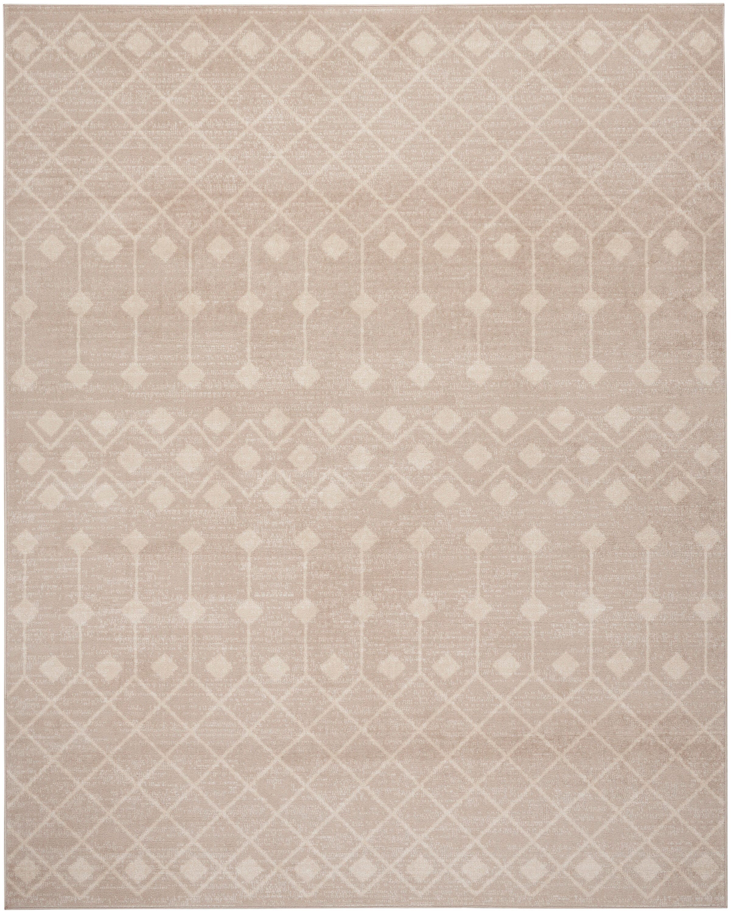 Nourison Home Grafix 3'9" x 5'9" Geometric Area Rug, Beige, large