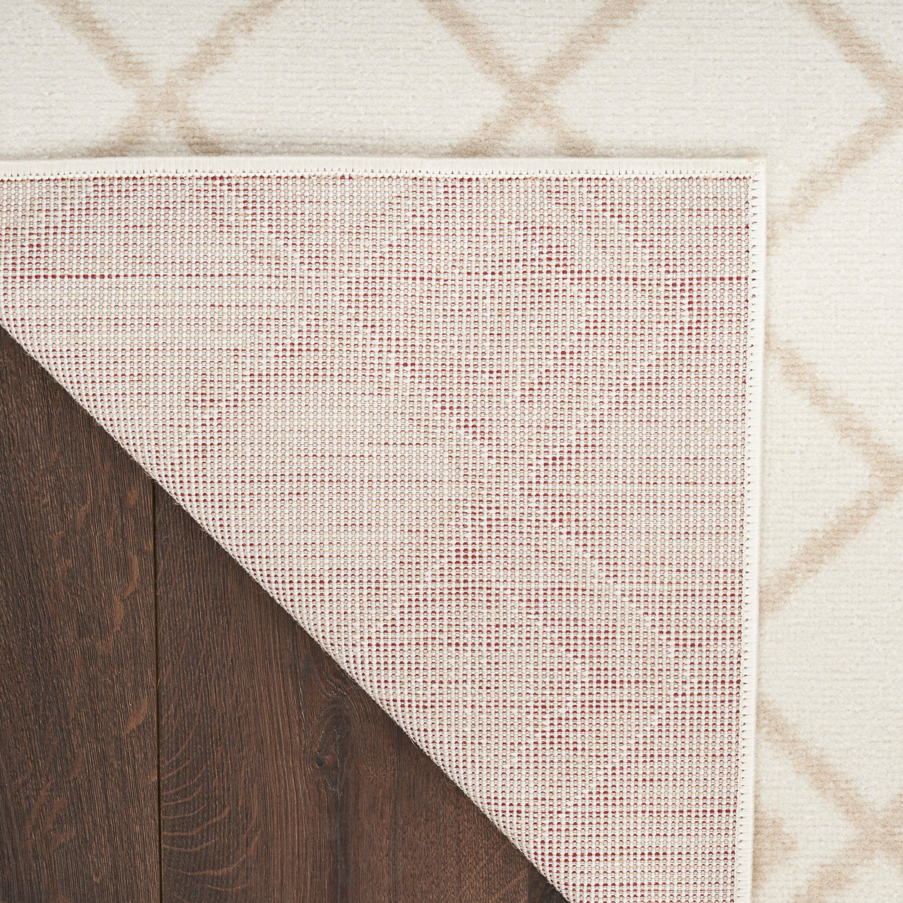 Nourison Home Grafix 2' x 6' Geometric Runner Rug, Ivory/Beige, large