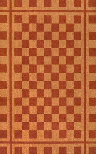 JONATHAN Y Harper 4' x 6' Area Rug, Natural/Red, large
