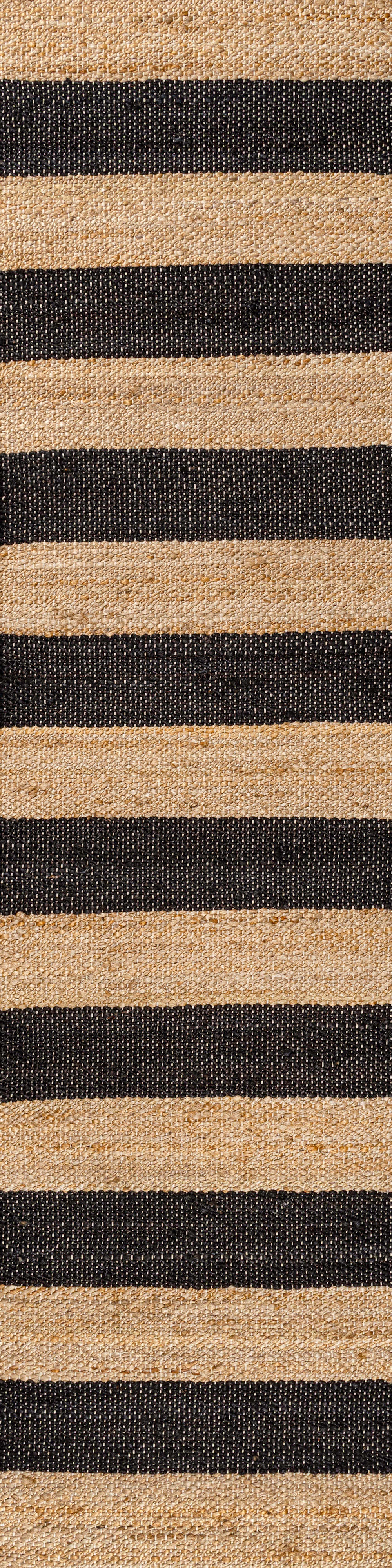 JONATHAN Y Jayden 2' x 10' Area Rug, Natural/Black, large