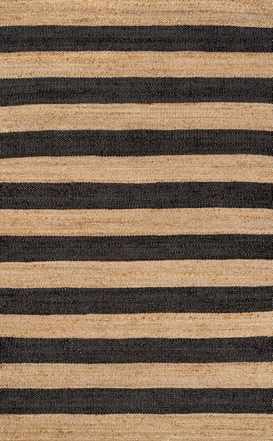 JONATHAN Y Jayden 5' x 8' Area Rug, Natural/Black