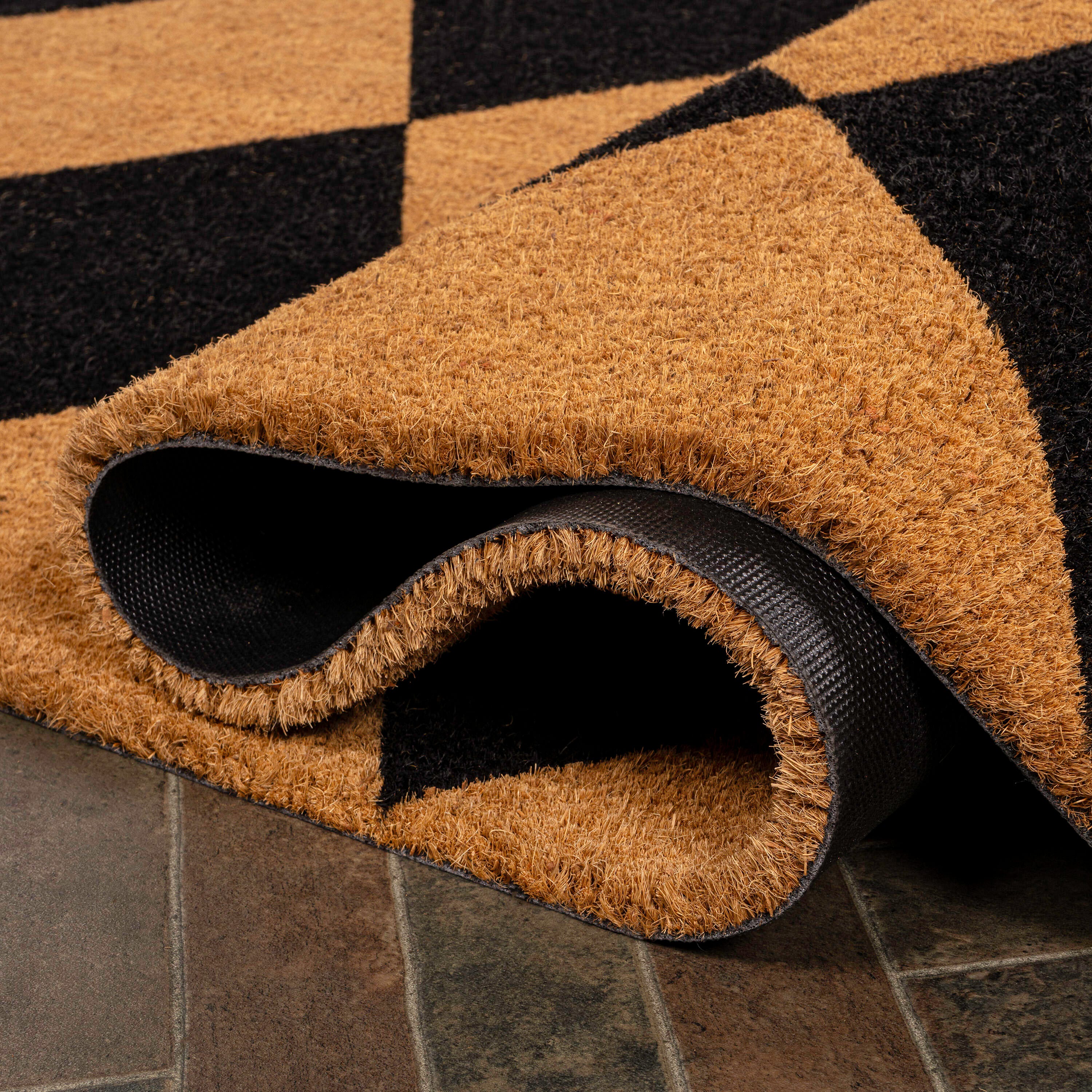 JONATHAN Y Paige 3' x 5' Area Rug, Natural/Black, large