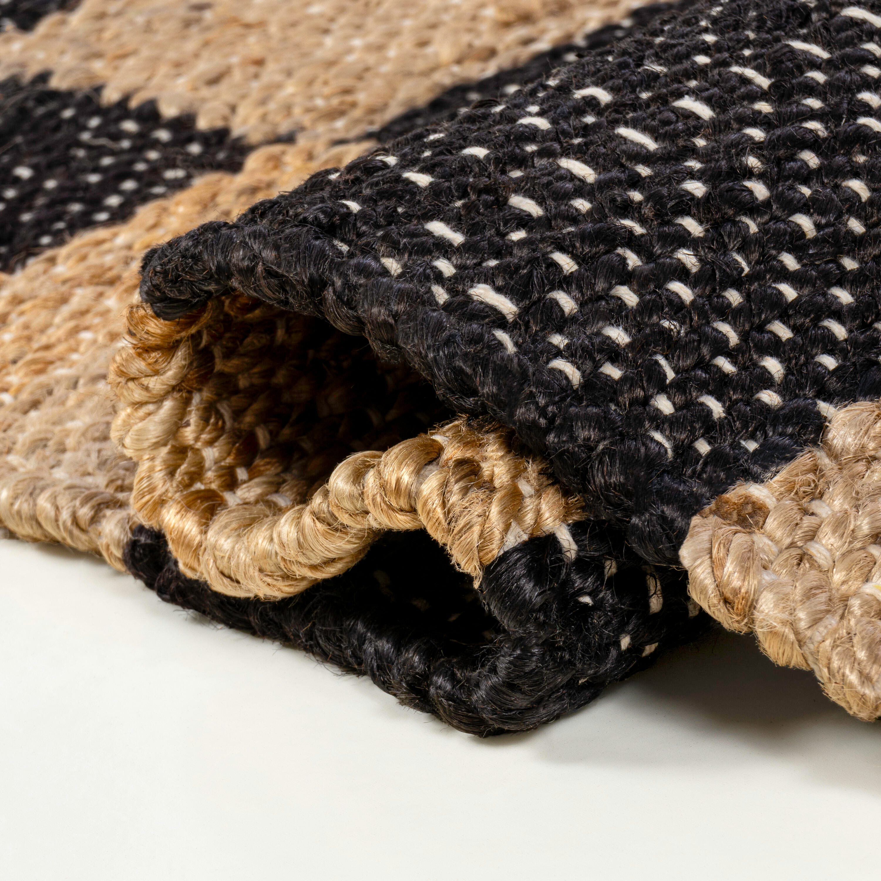 JONATHAN Y Theo 8' x 10' Area Rug, Natural/Black, large