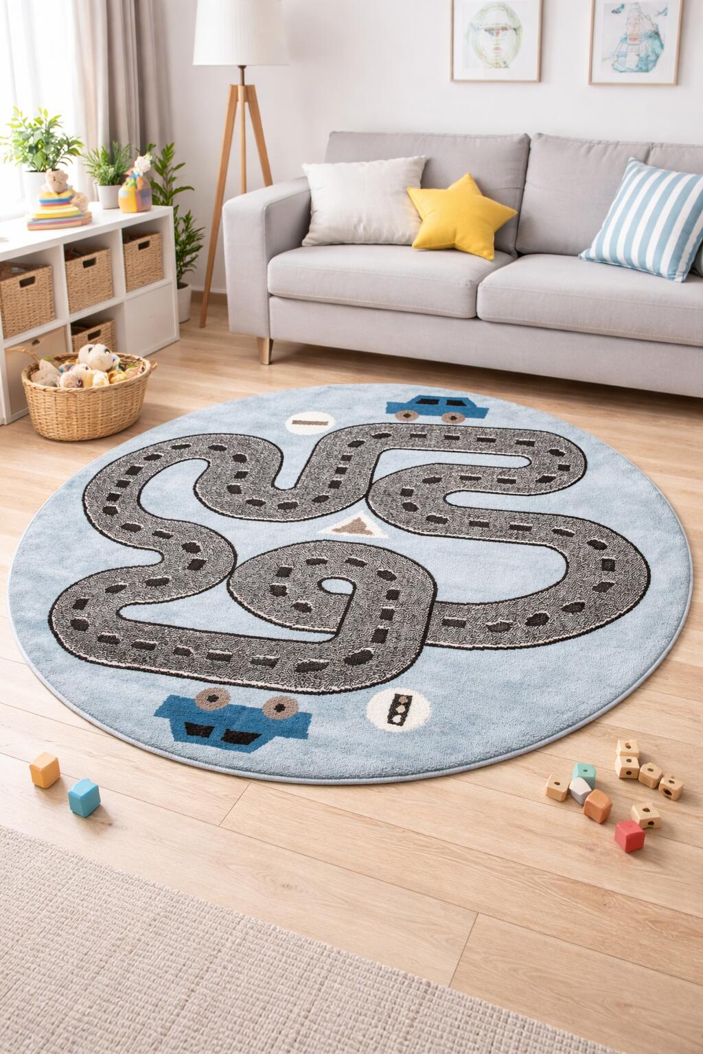 LR Home Playland 4'8" x 4'8" Area Rug, , rollover