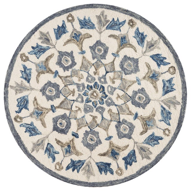 LR Home Jasmine 4' x 4' Area Rug