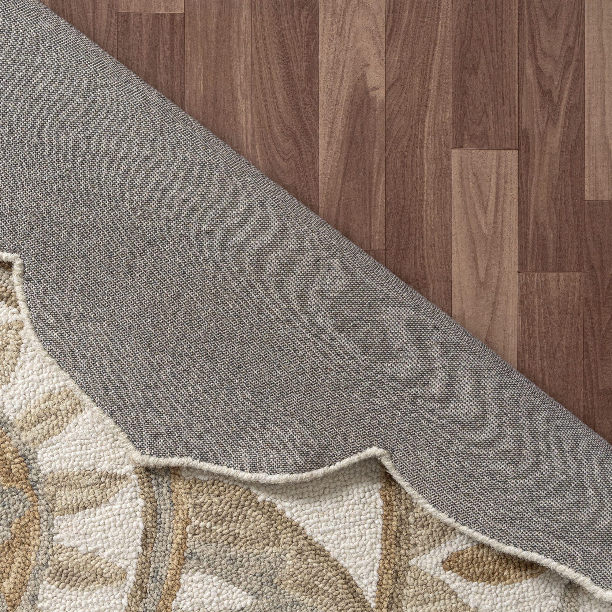 LR Home Medallion 5' x 5' Area Rug, Ivory/Butternut, large
