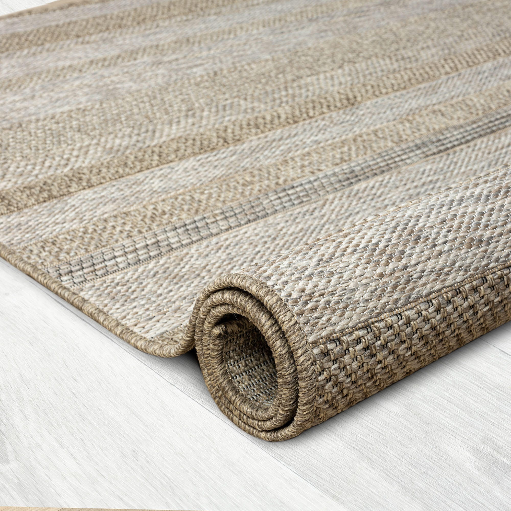 LR Home Striped 2' x 3' Area Rug, , large