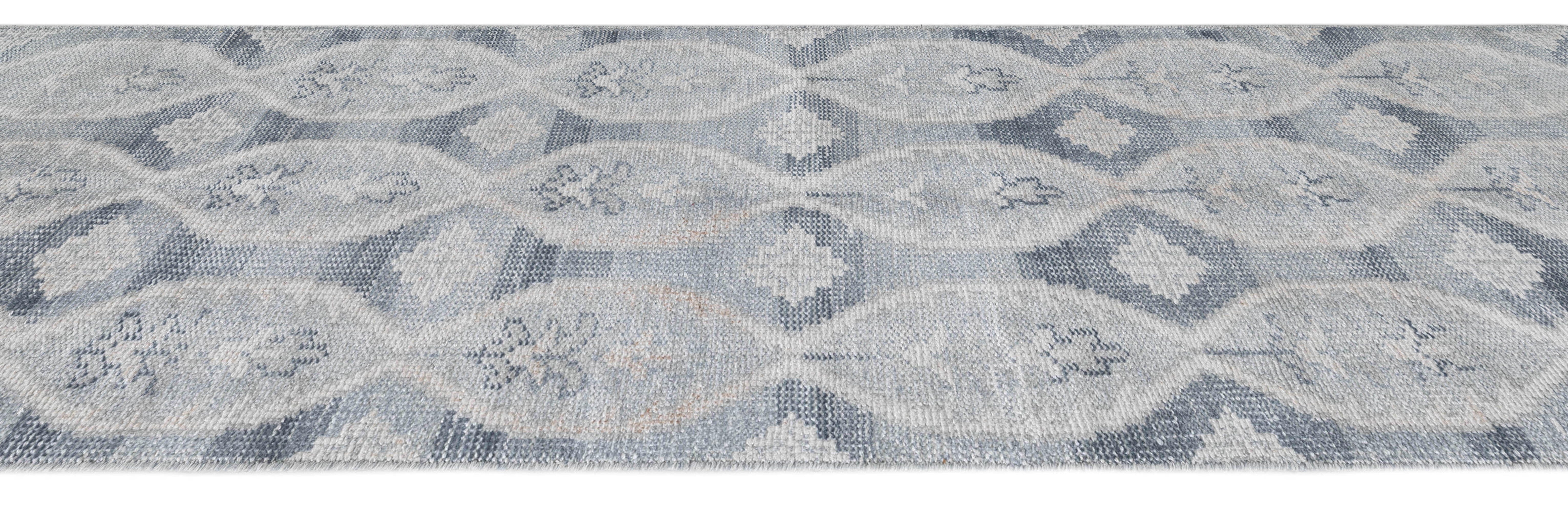 Terra by Obeetee Calden 2'1" x 3' Area Rug, Blue/White, large