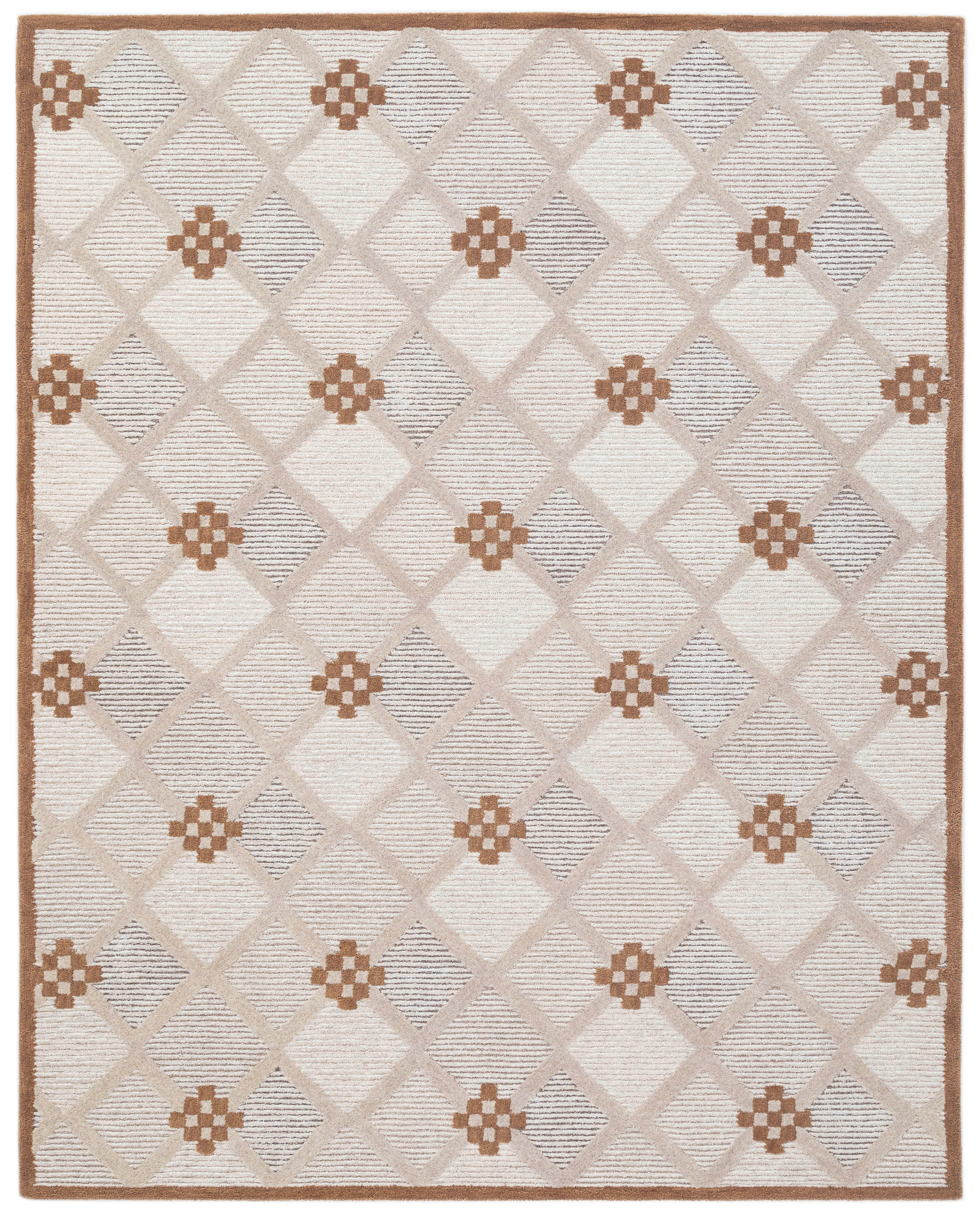 Terra by Obeetee Elsa 2' x 3' Area Rug, Neutral/Brown, large