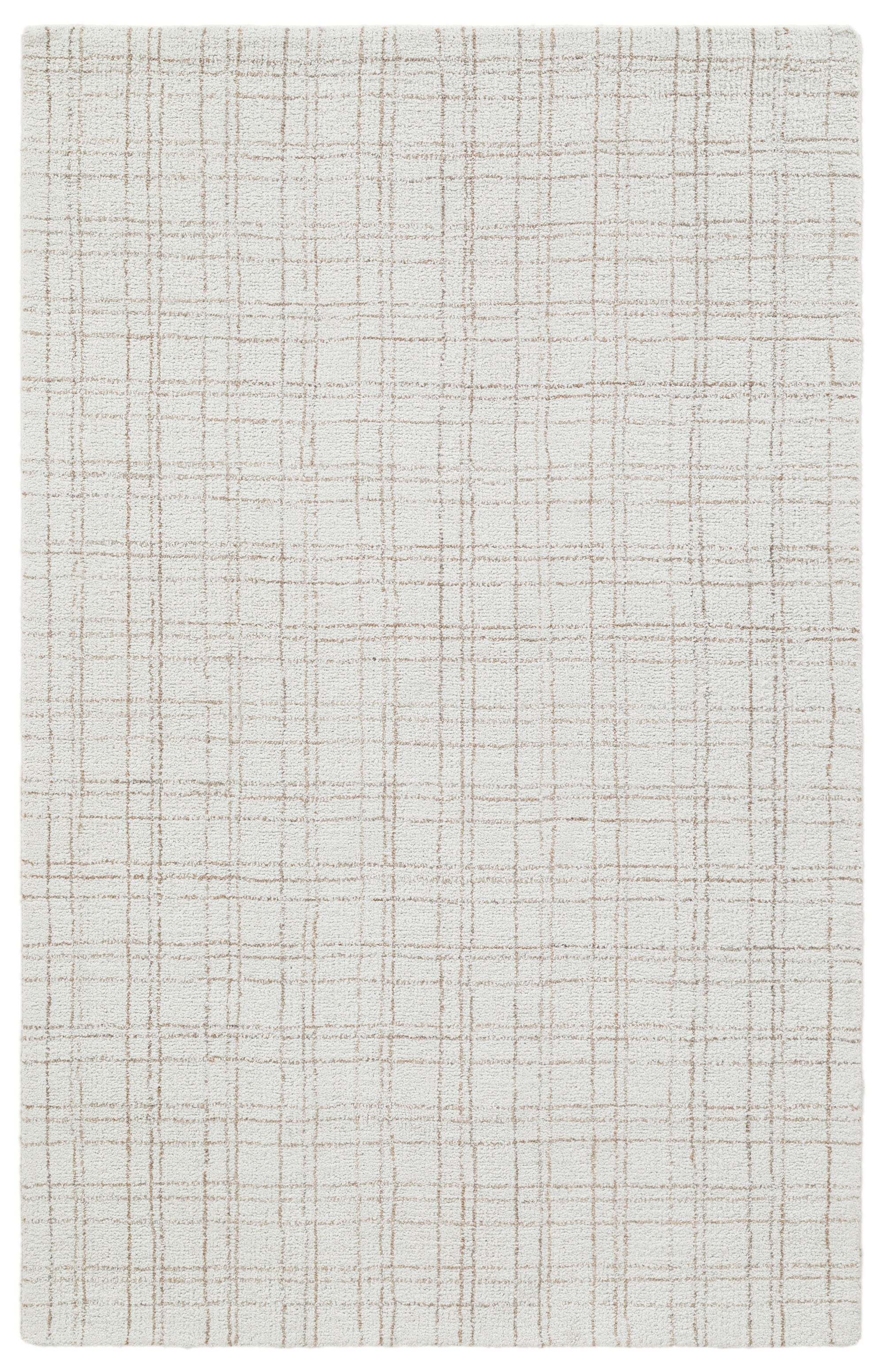 Terra by Obeetee Moly 2'6" x 8' Runner Rug, Ivory, large