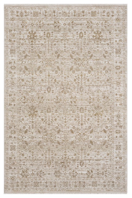 Terra by Obeetee Eden 7'10" x 10' Area Rug, Cream/Tan