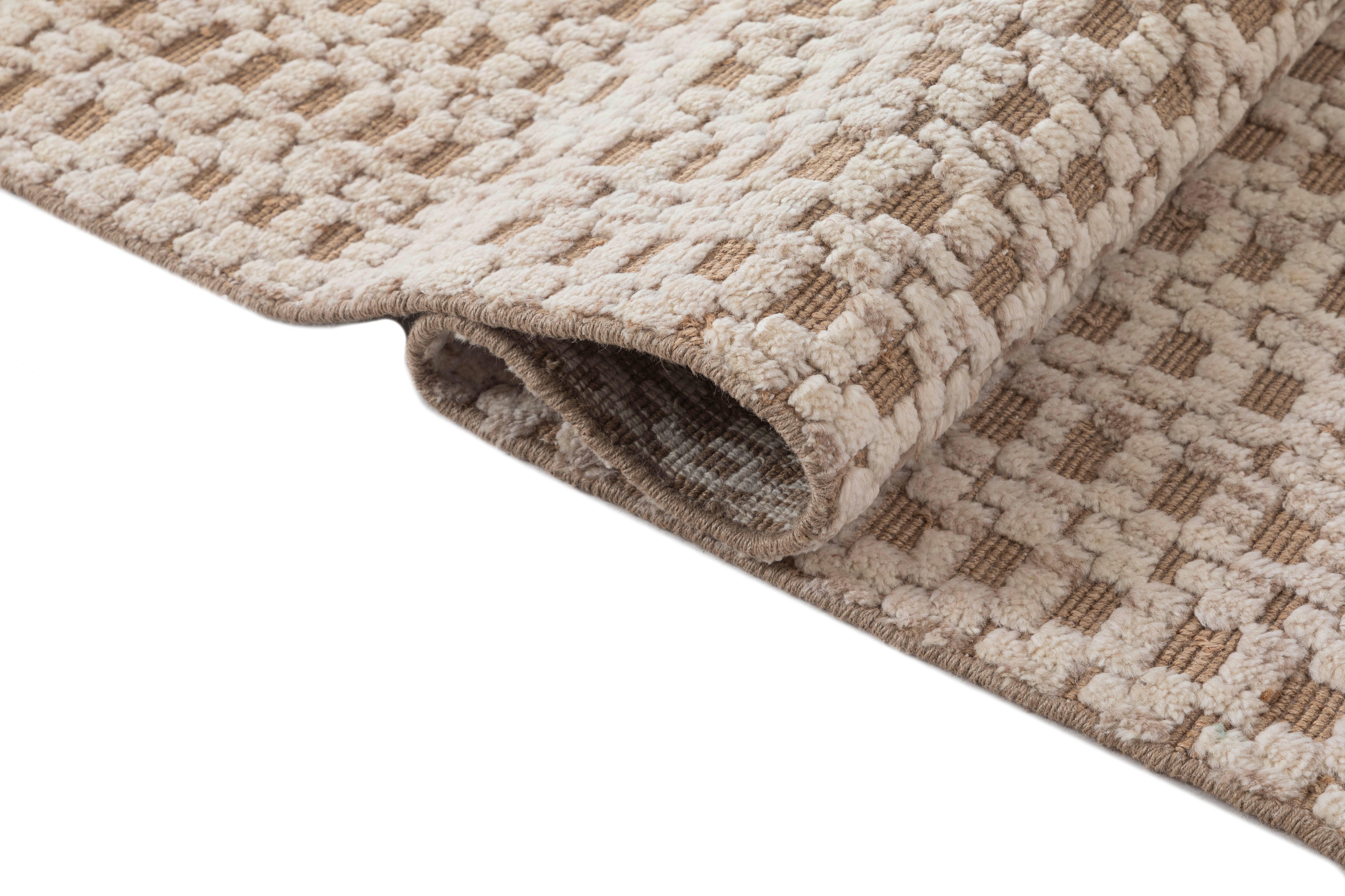 Terra by Obeetee Hearth 5'1" x 8' Area Rug, Neutral/Tan, large