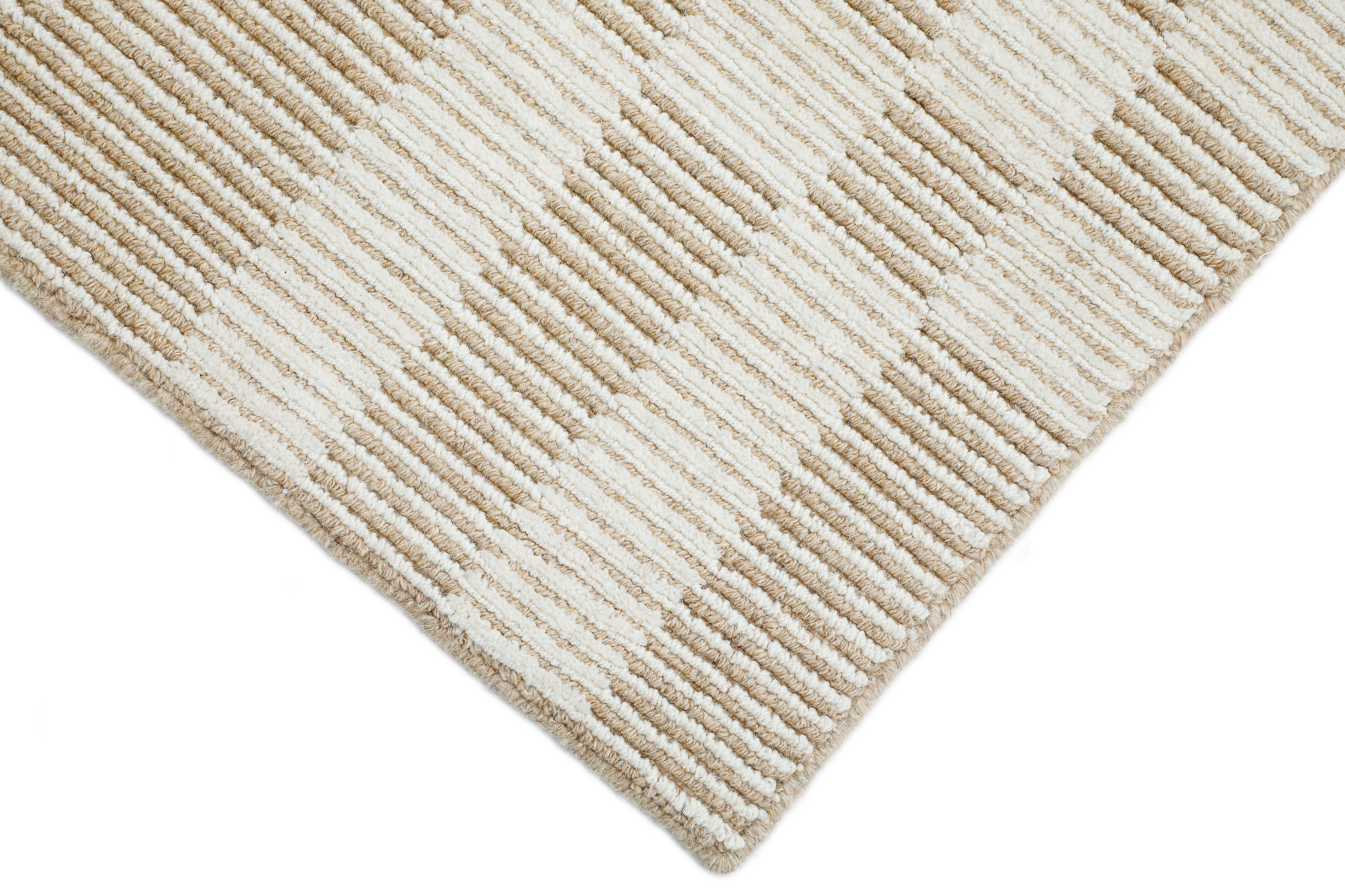 Terra by Obeetee Easta 3'2" x 5' Area Rug, Sand/Natural, large