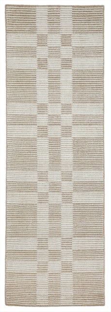 Terra by Obeetee Easta 2'7" x 8' Runner Rug, Sand/Natural