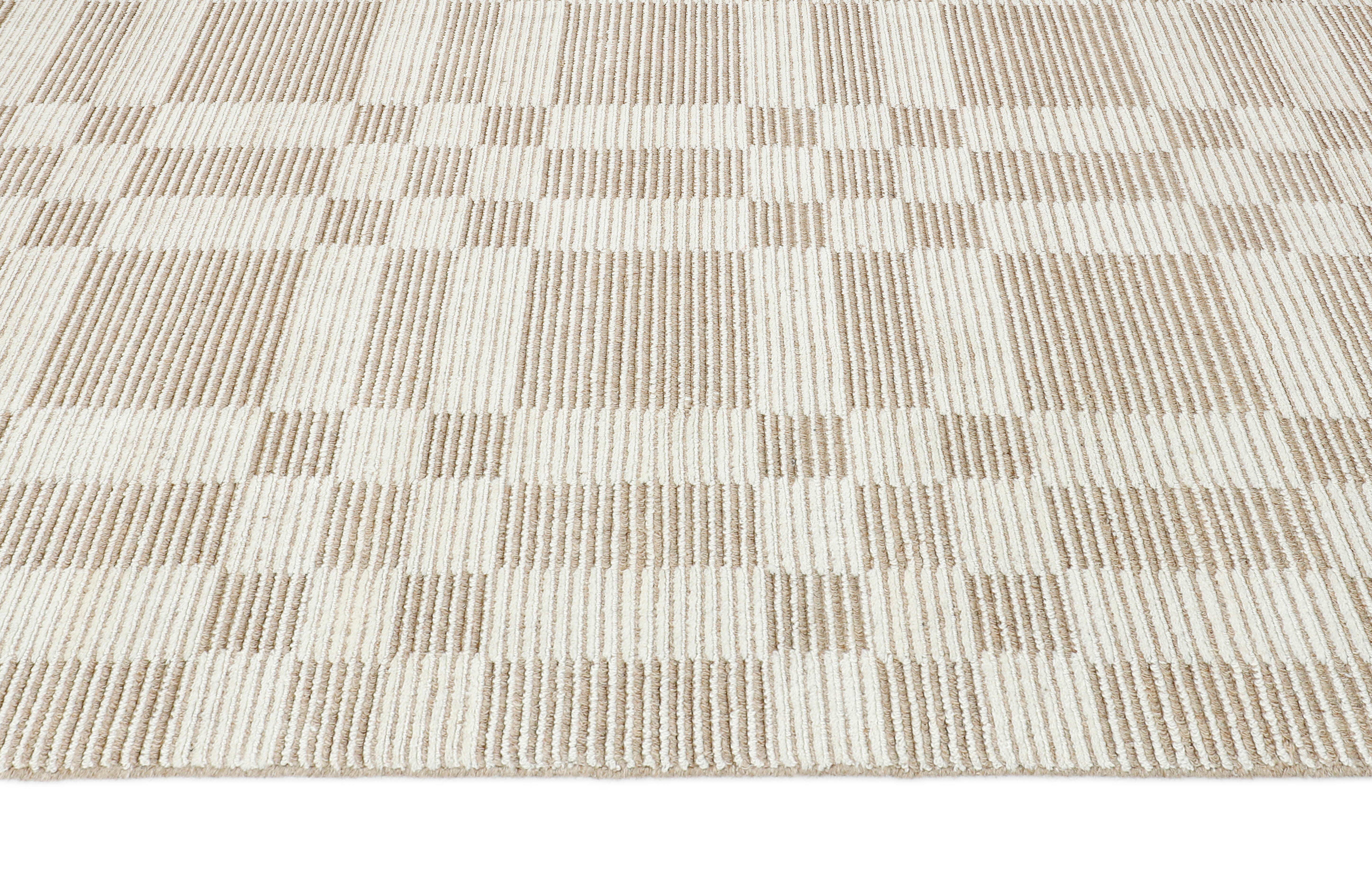 Terra by Obeetee Easta 2'7" x 8' Runner Rug, Sand/Natural, large