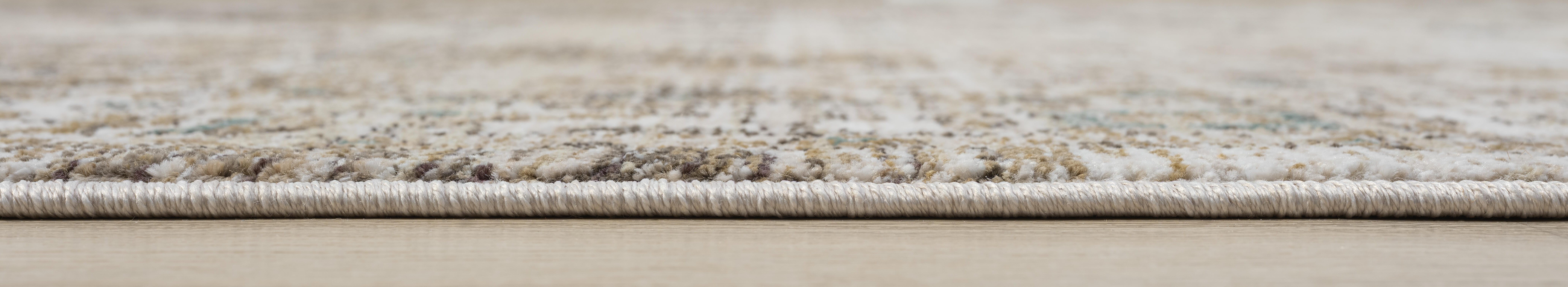 Terra by Obeetee Hazel 7'10" x 10' Area Rug, Mocha/Beige, large
