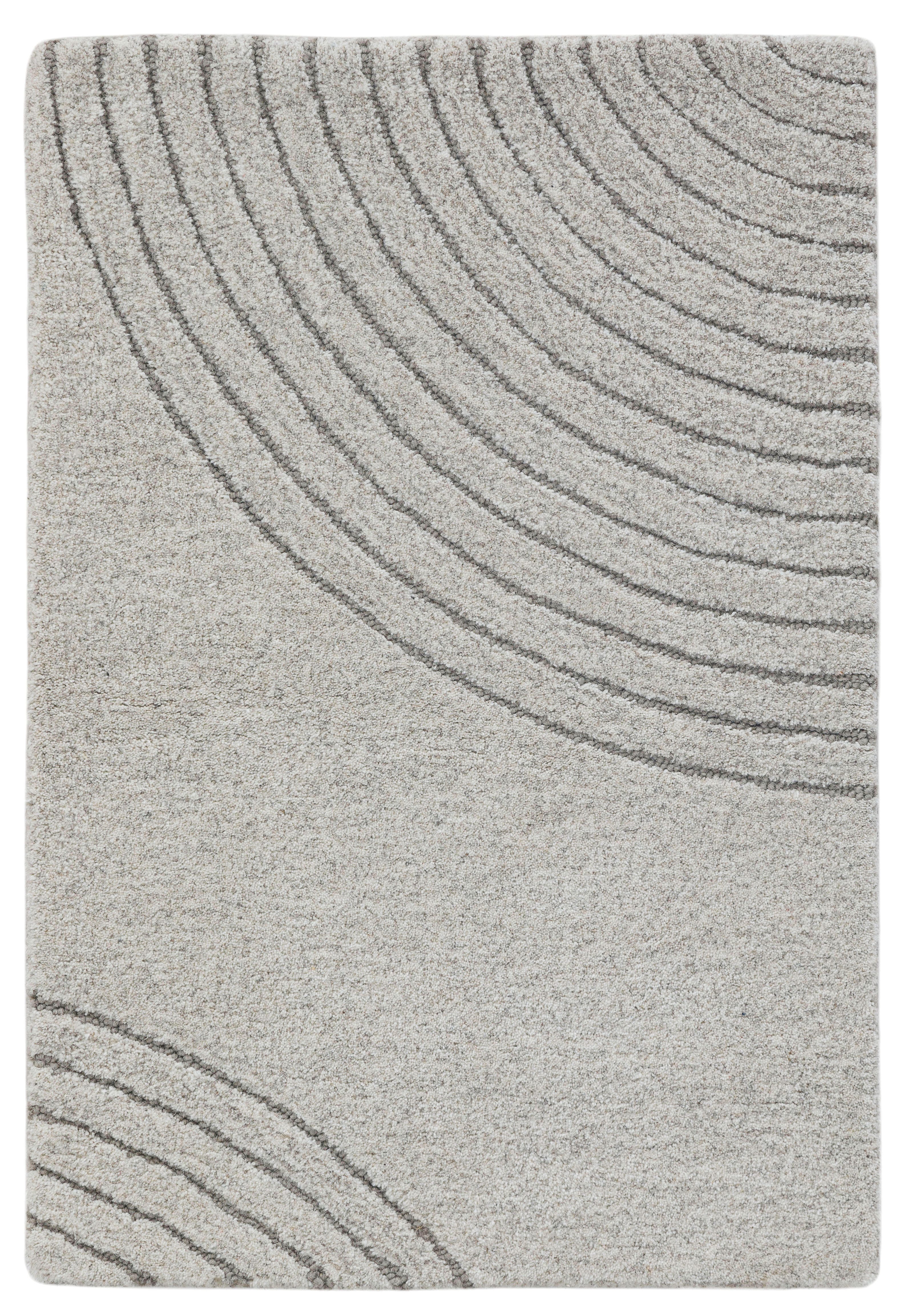 Terra by Obeetee Tonal 2' x 3' Area Rug, Ivory/Gray, large