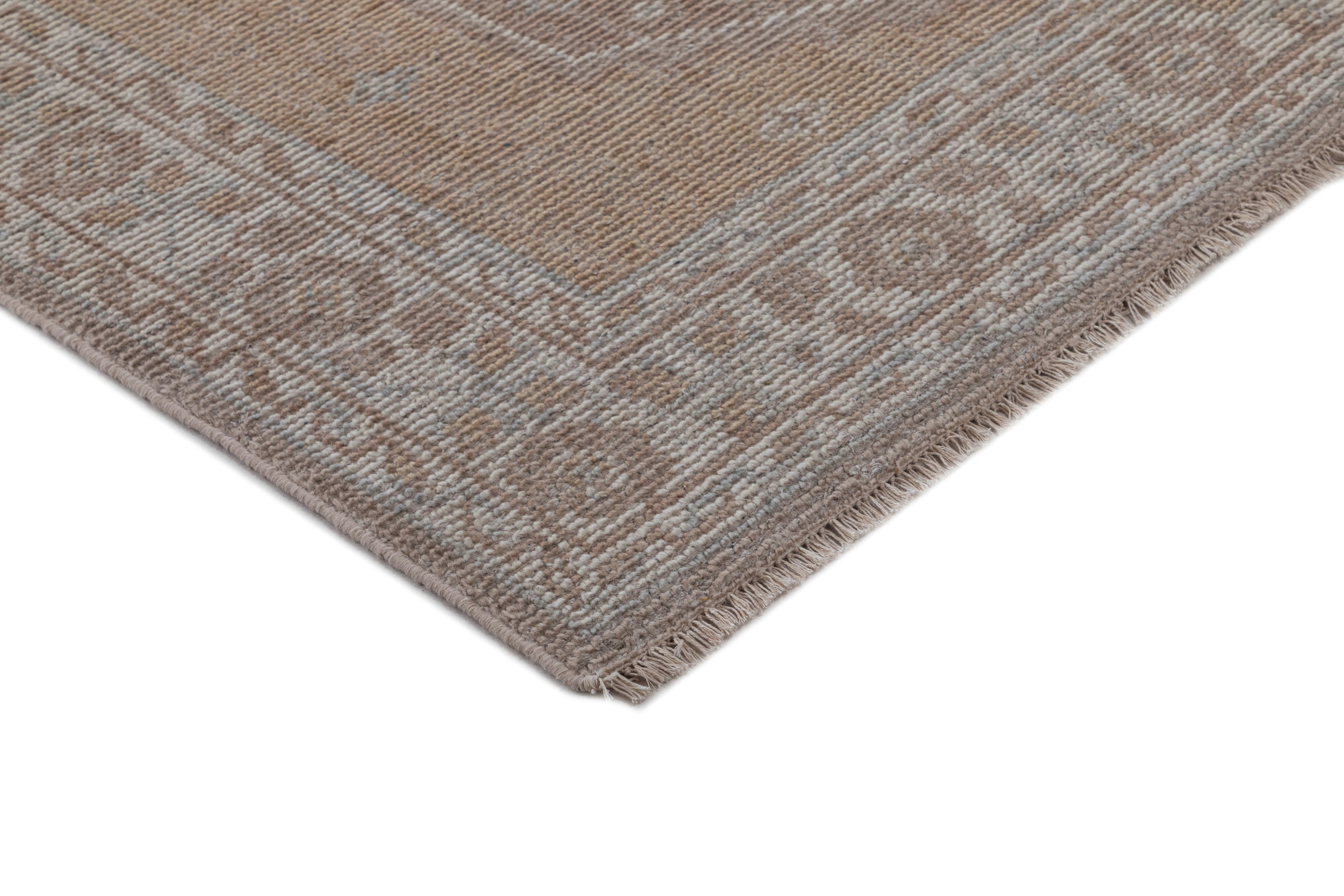 Terra by Obeetee Paloma 5'1" x 8' Area Rug, Gold/Brown, large