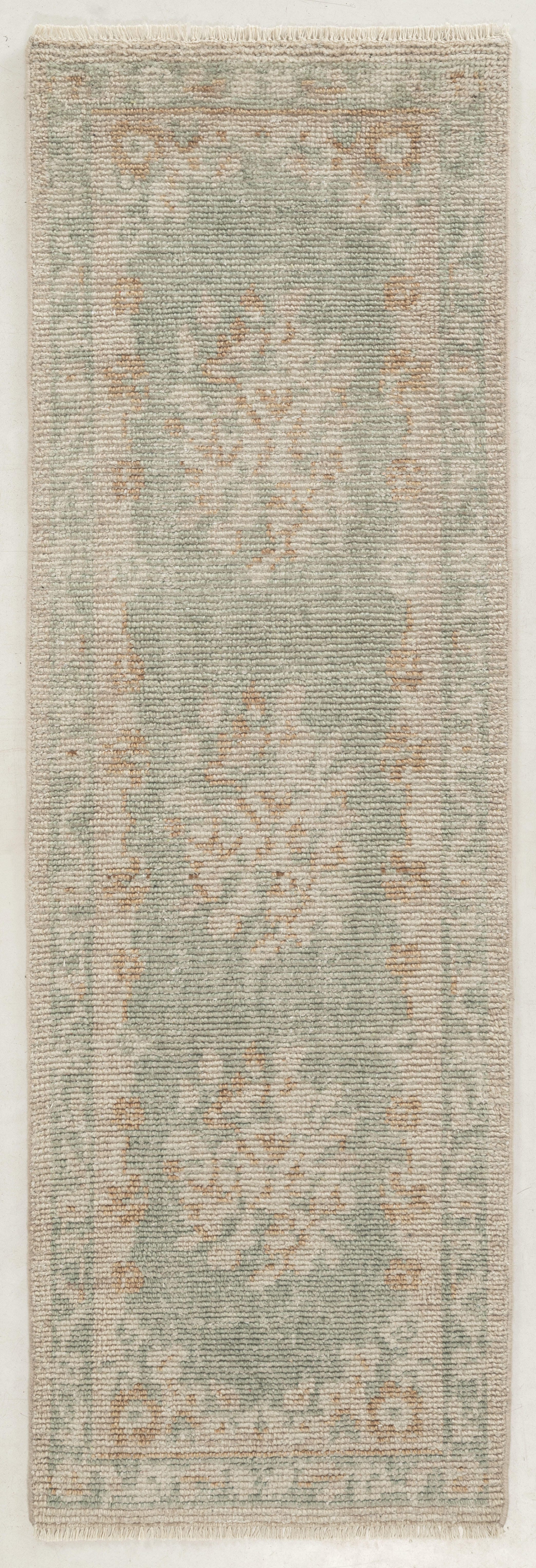 Terra by Obeetee Mercia 3'1" x 5' Area Rug, Green/Beige, large