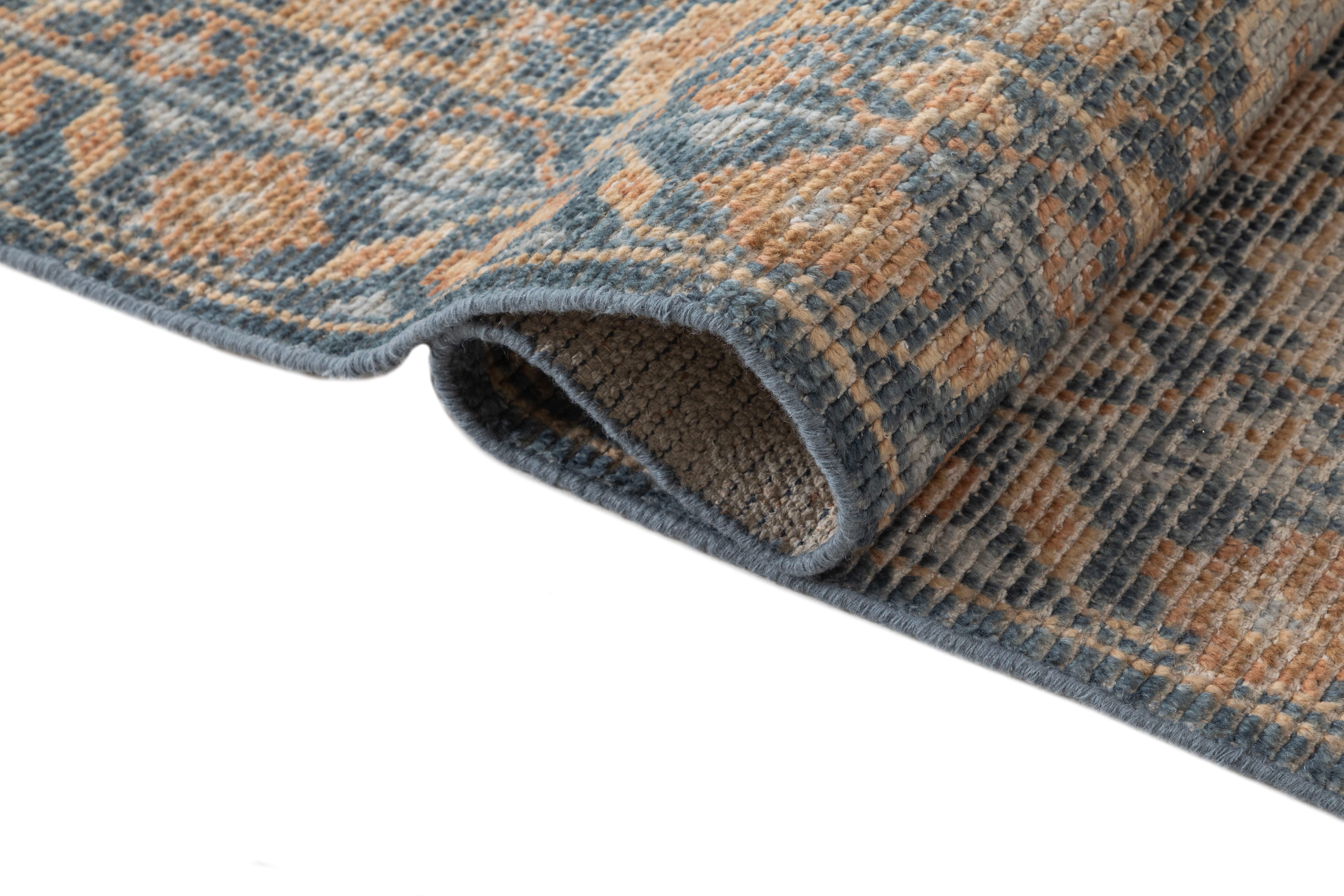 Terra by Obeetee Zohra 3'1" x 5' Area Rug, Blue/Multi, large