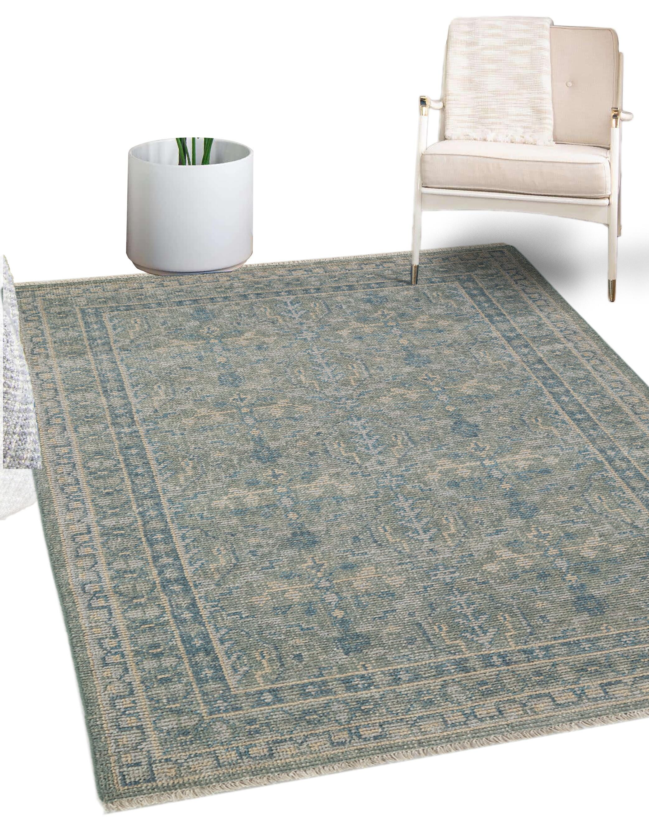 Terra by Obeetee Zuri 2'6" x 8' Runner Rug, Green/Multi, rollover