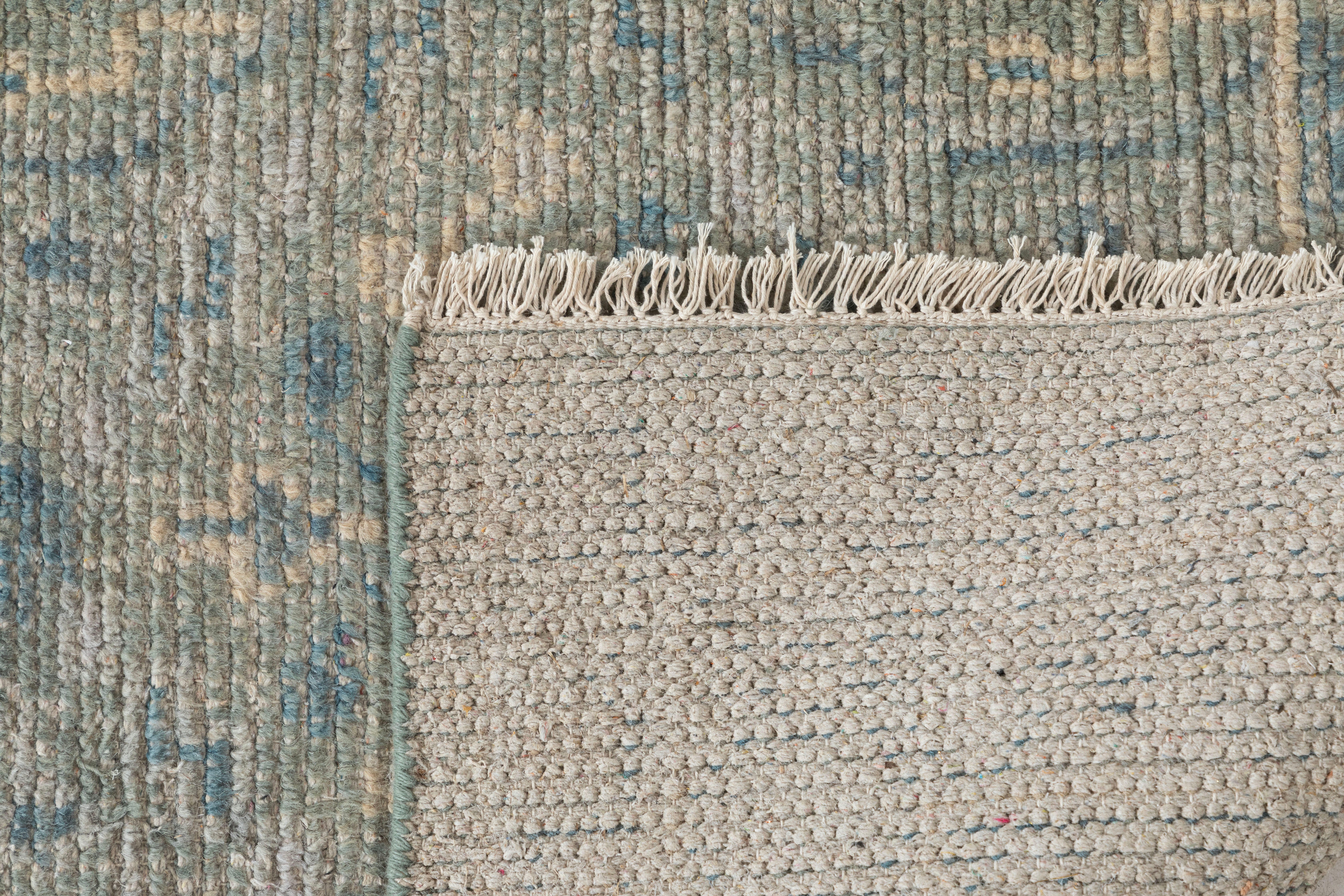Terra by Obeetee Zuri 2'6" x 8' Runner Rug, Green/Multi, large