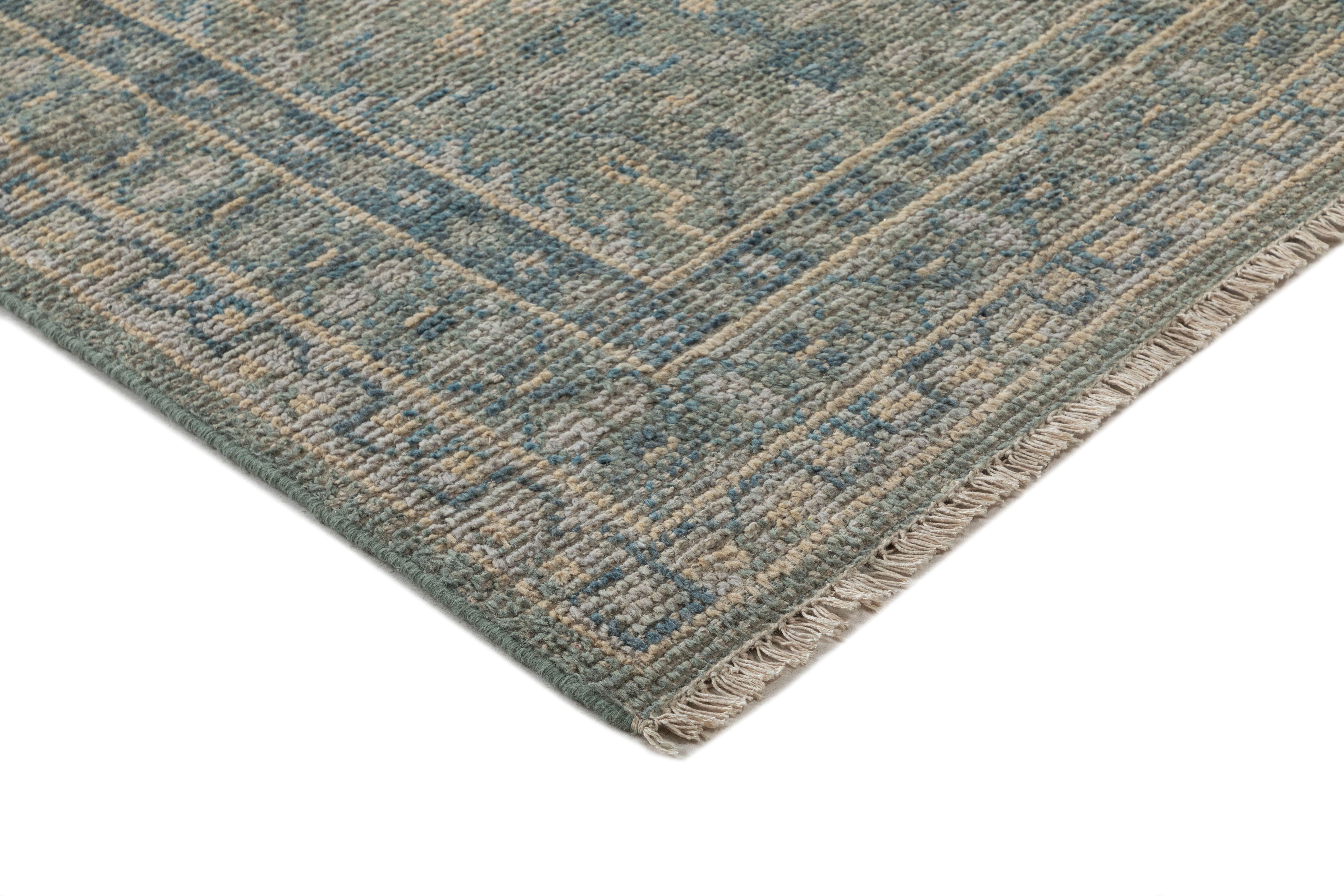 Terra by Obeetee Zuri 3'1" x 5' Area Rug, Green/Multi, large
