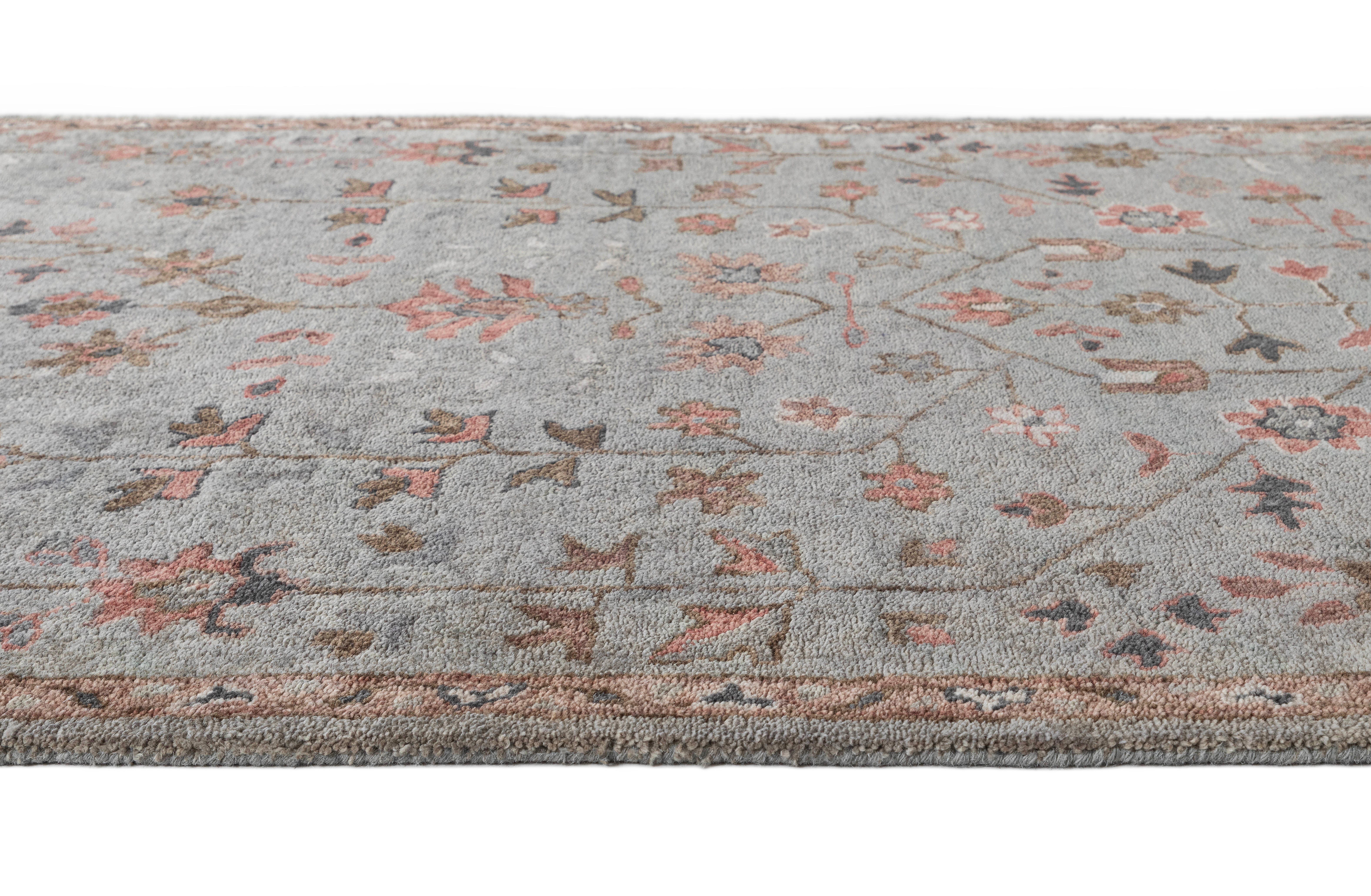 Terra by Obeetee Siba 5'1" x 8' Area Rug, Teal, large