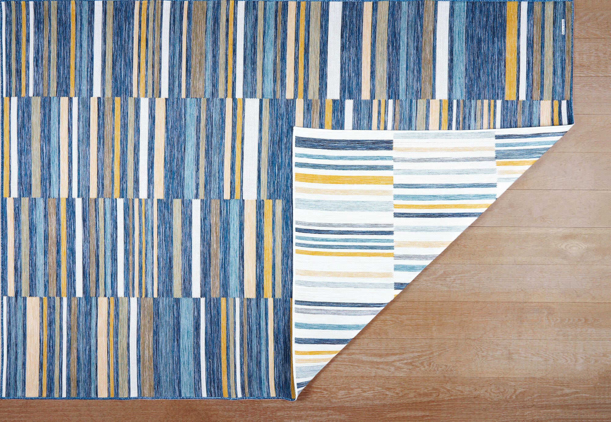 Terra by Obeetee Lines 5'3" x 7'3" Area Rug, Multi, large