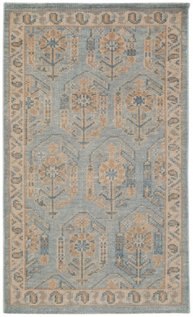 Terra by Obeetee Pesely 3'1" x 5' Area Rug, Blue/Tan