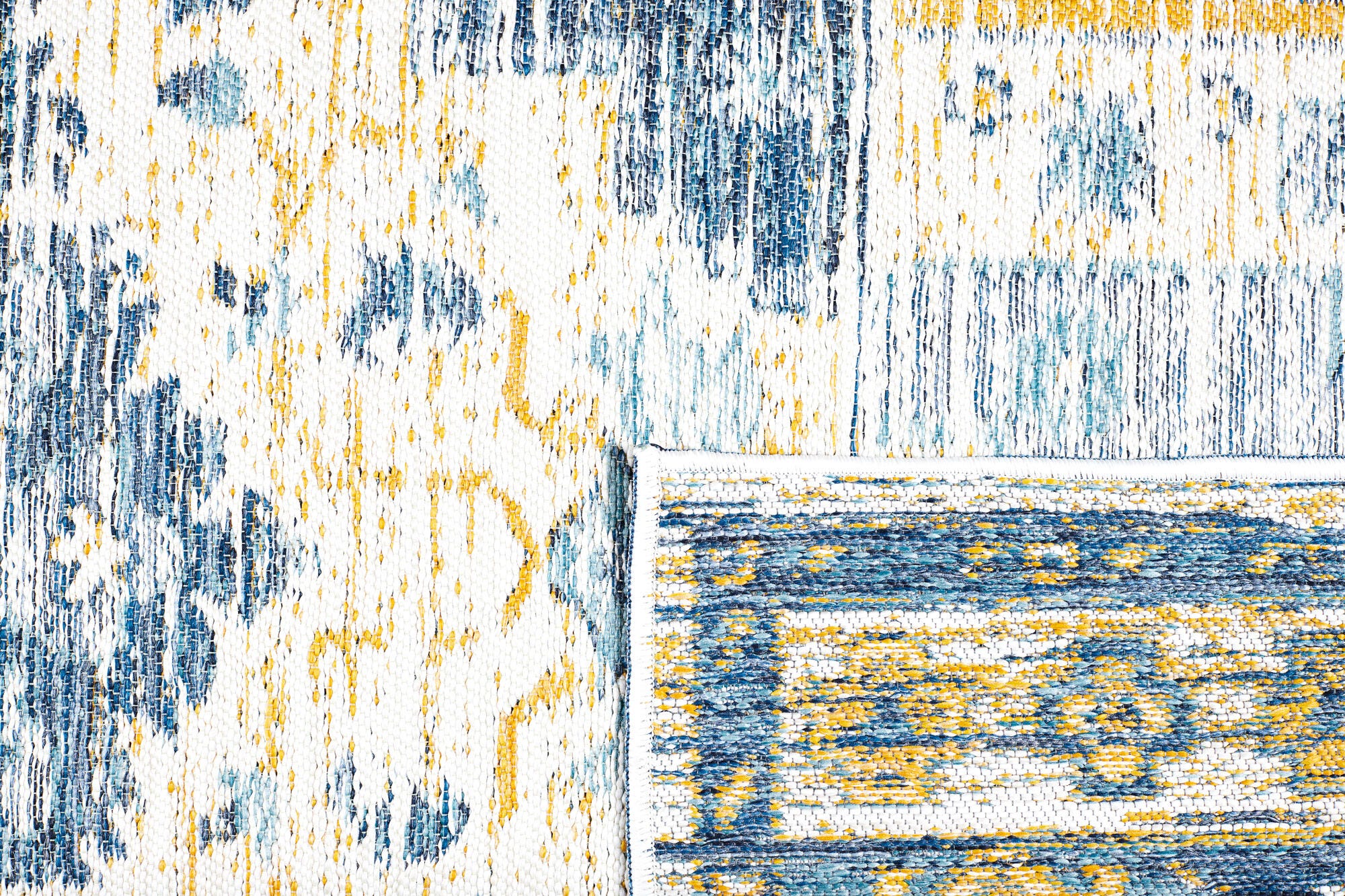 Swatch color Blue/Mustard 