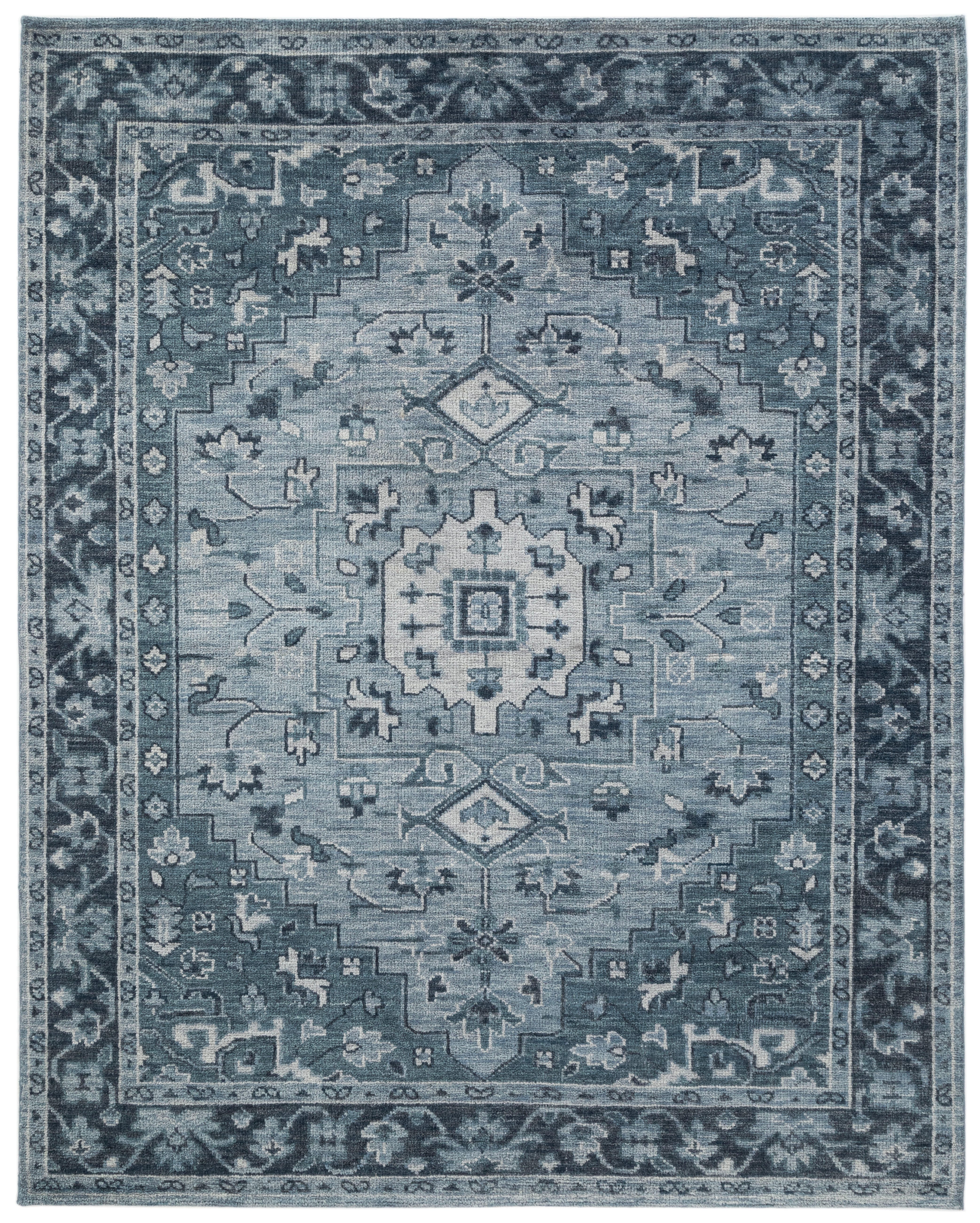 Terra by Obeetee Mariyah 2'1" x 3' Area Rug, Blue, large