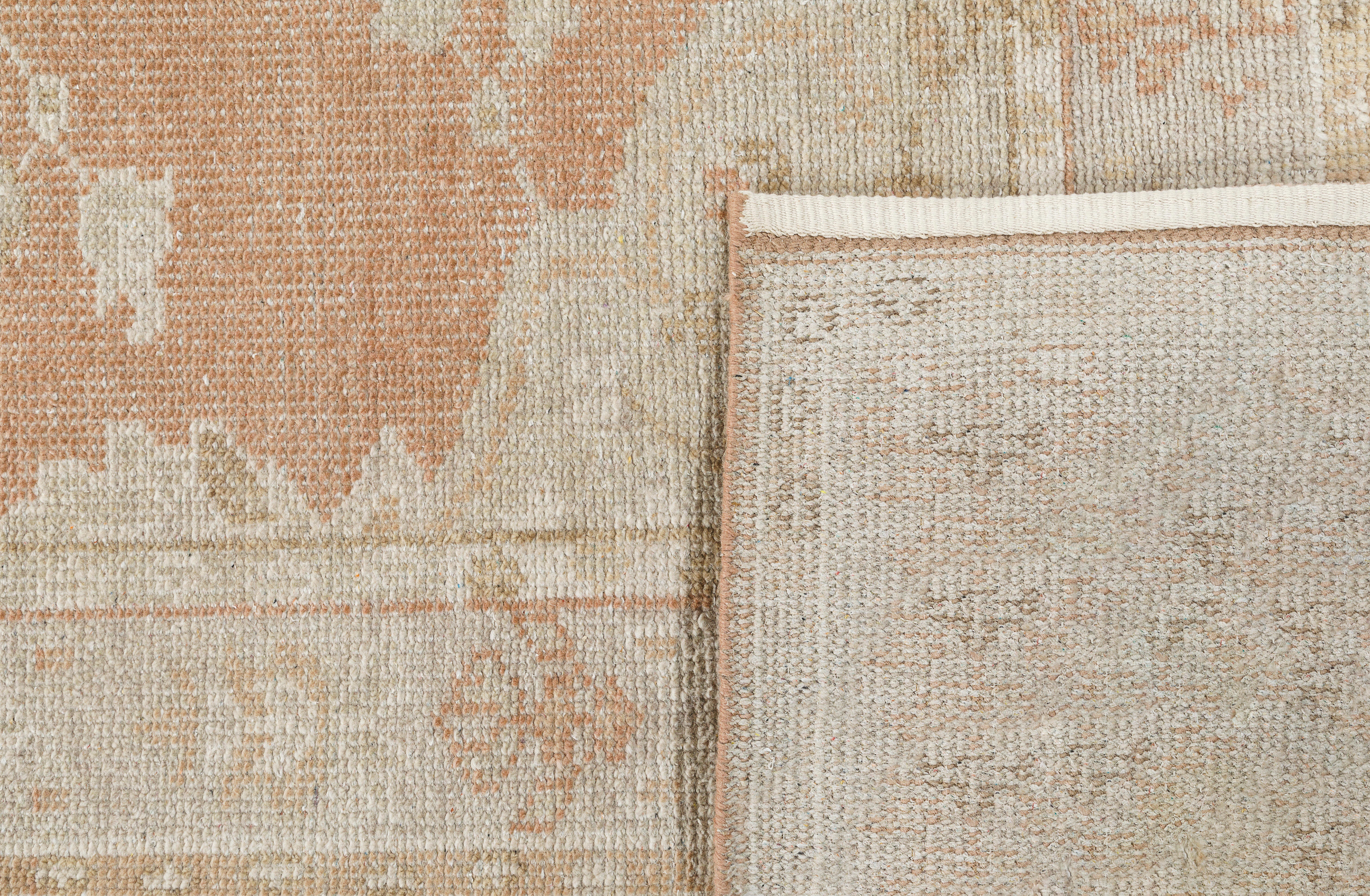 Terra by Obeetee Ana 2'1" x 3' Area Rug, Blush/Light Gray, large
