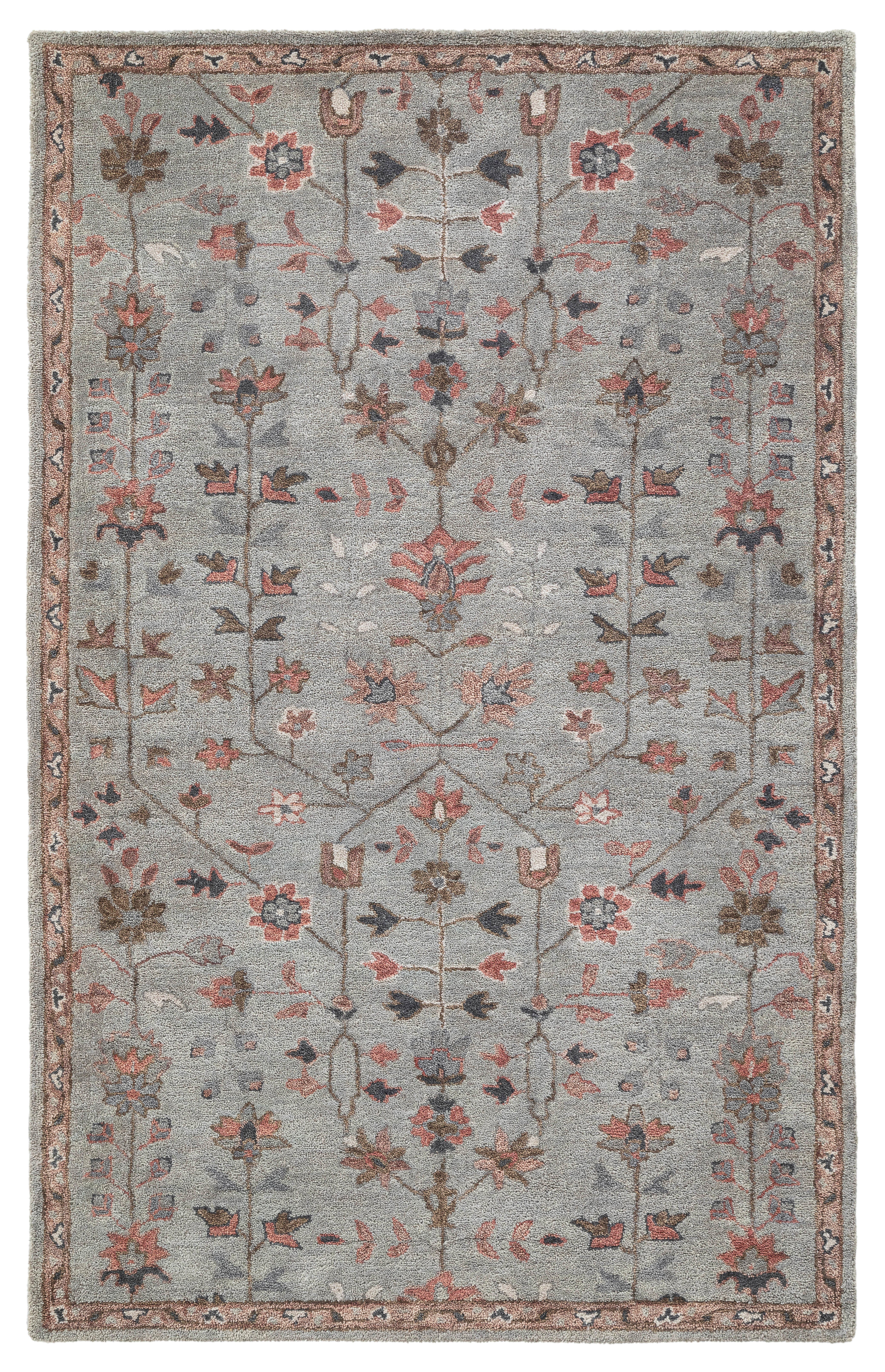 Terra by Obeetee Siba 2'6" x 8' Runner Rug, Teal, large