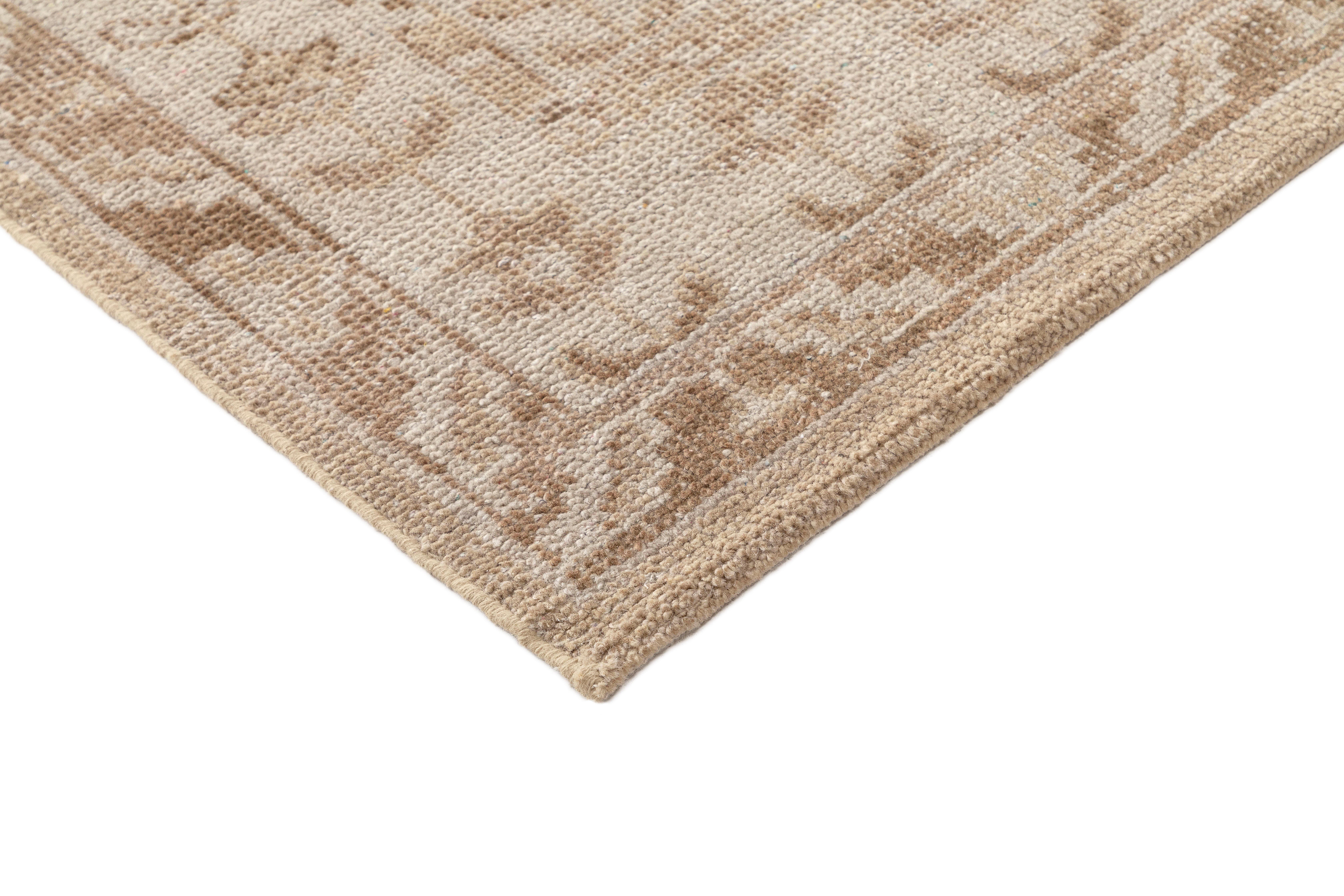 Terra by Obeetee Neeman 5'1" x 8' Area Rug, Beige/Brown, large