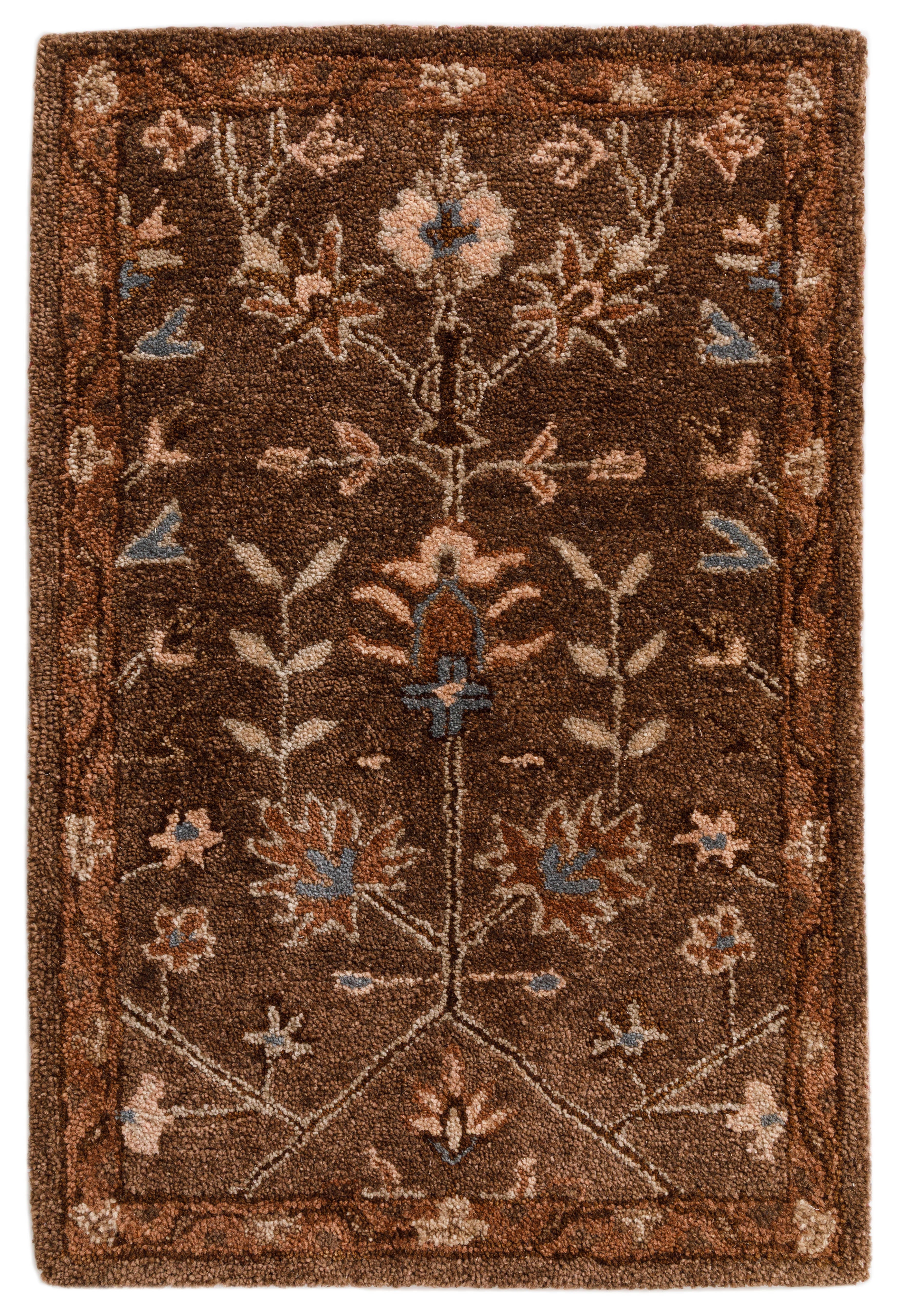 Terra by Obeetee Siba 2' x 3' Area Rug, Brown, large