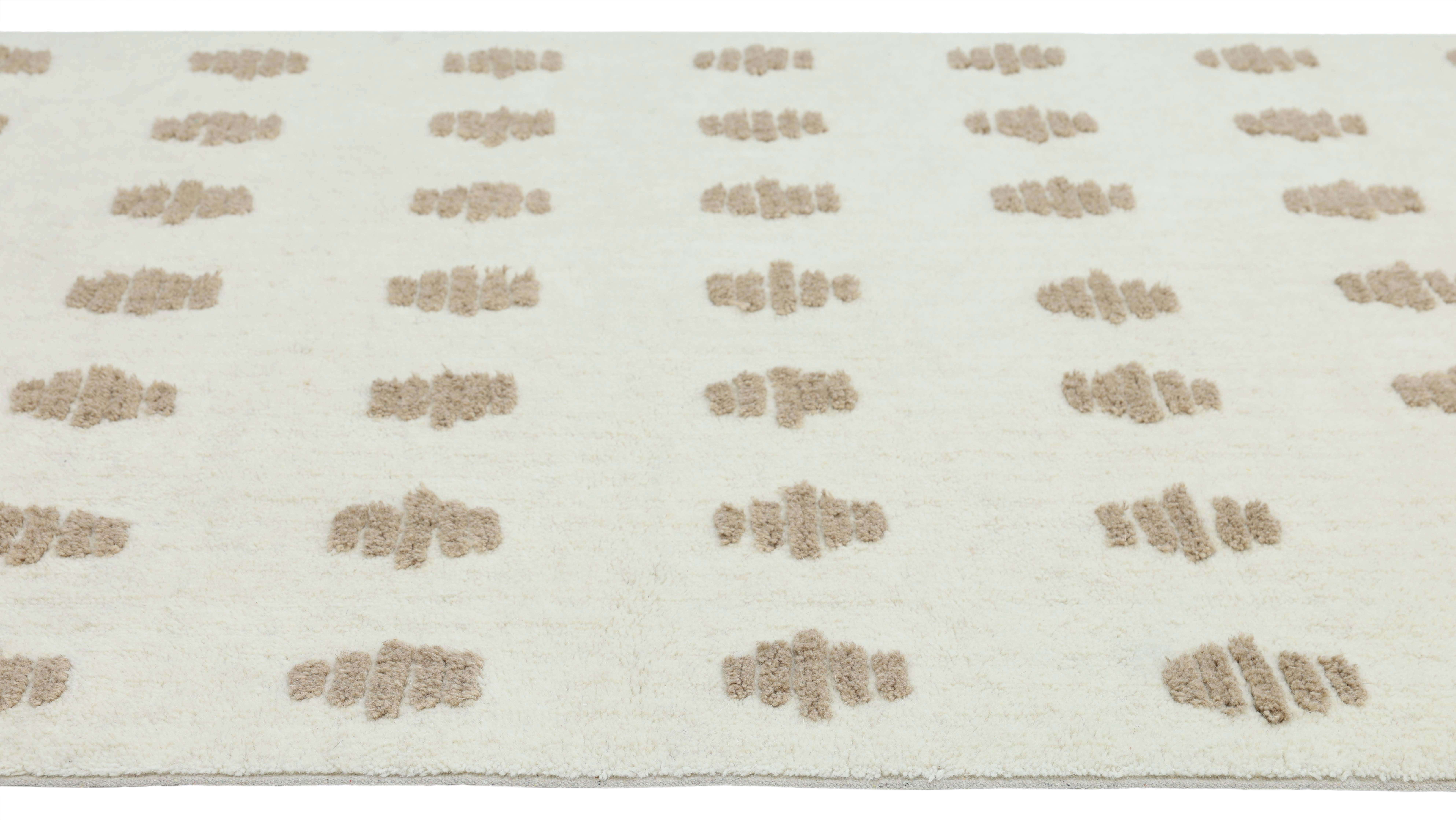 Terra by Obeetee Palette 5'1" x 7'6" Area Rug, Ivory/Brown, large