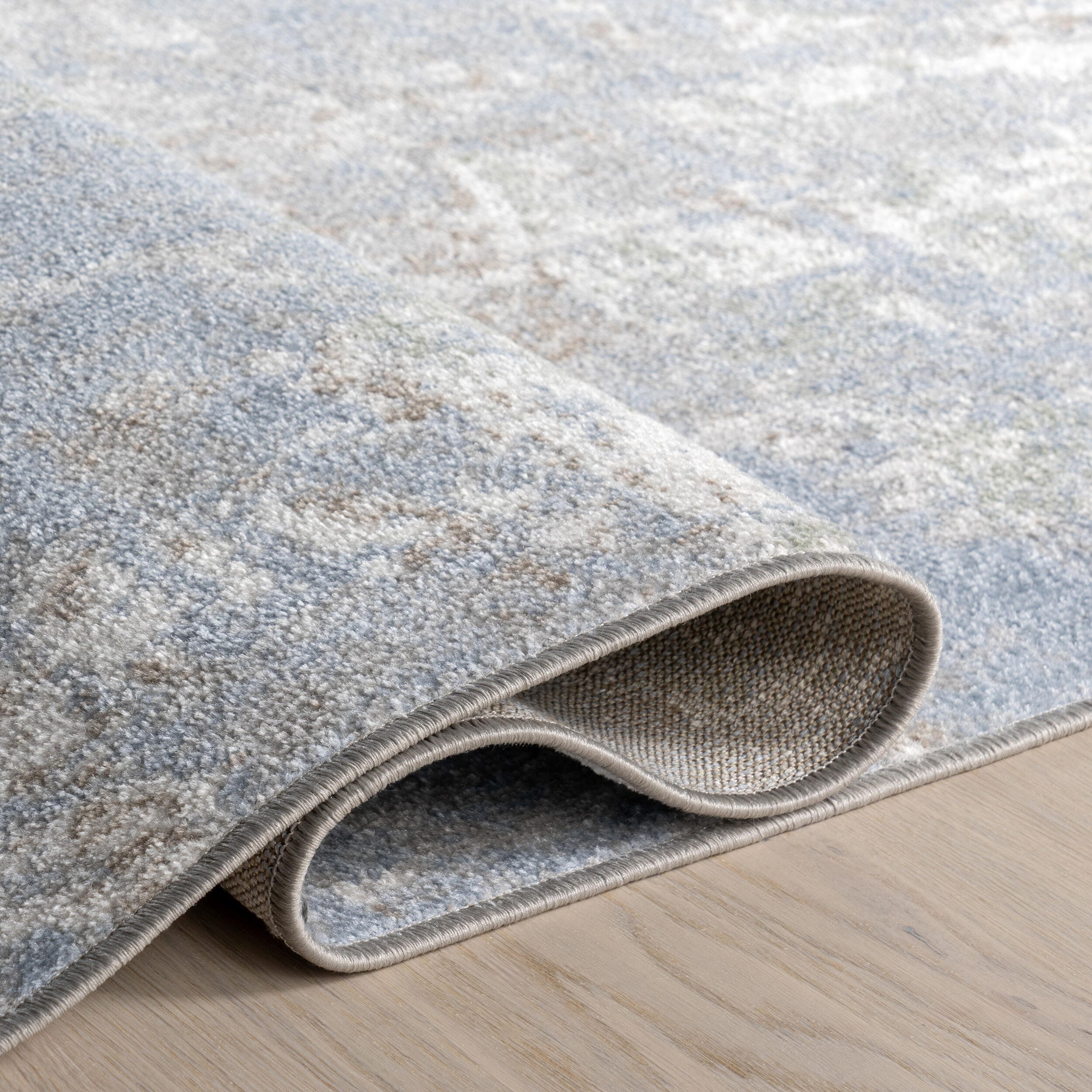 nuLOOM Aaliyah 9' x 12' Area Rug, Blue, large
