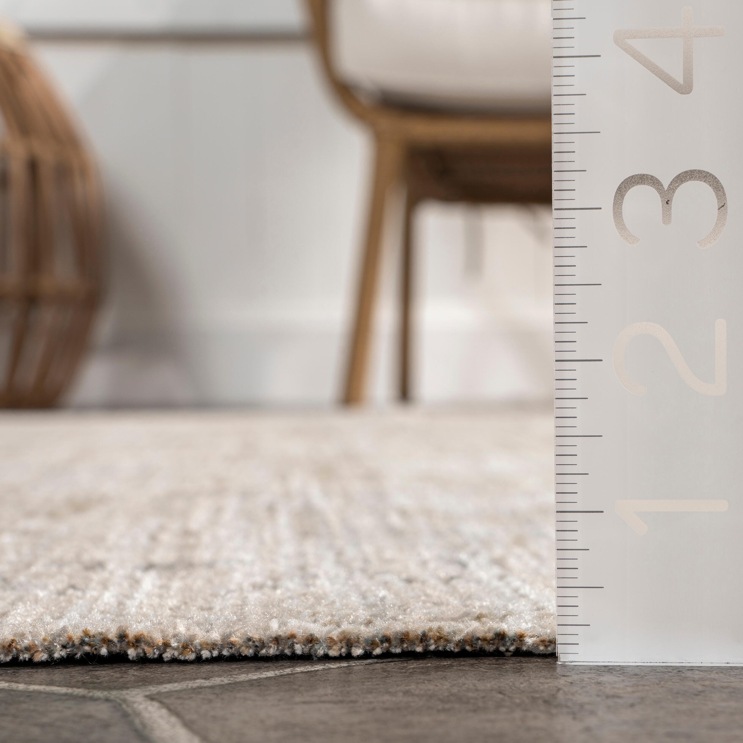 nuLOOM Aine 2' x 8' Runner Rug, Beige, large