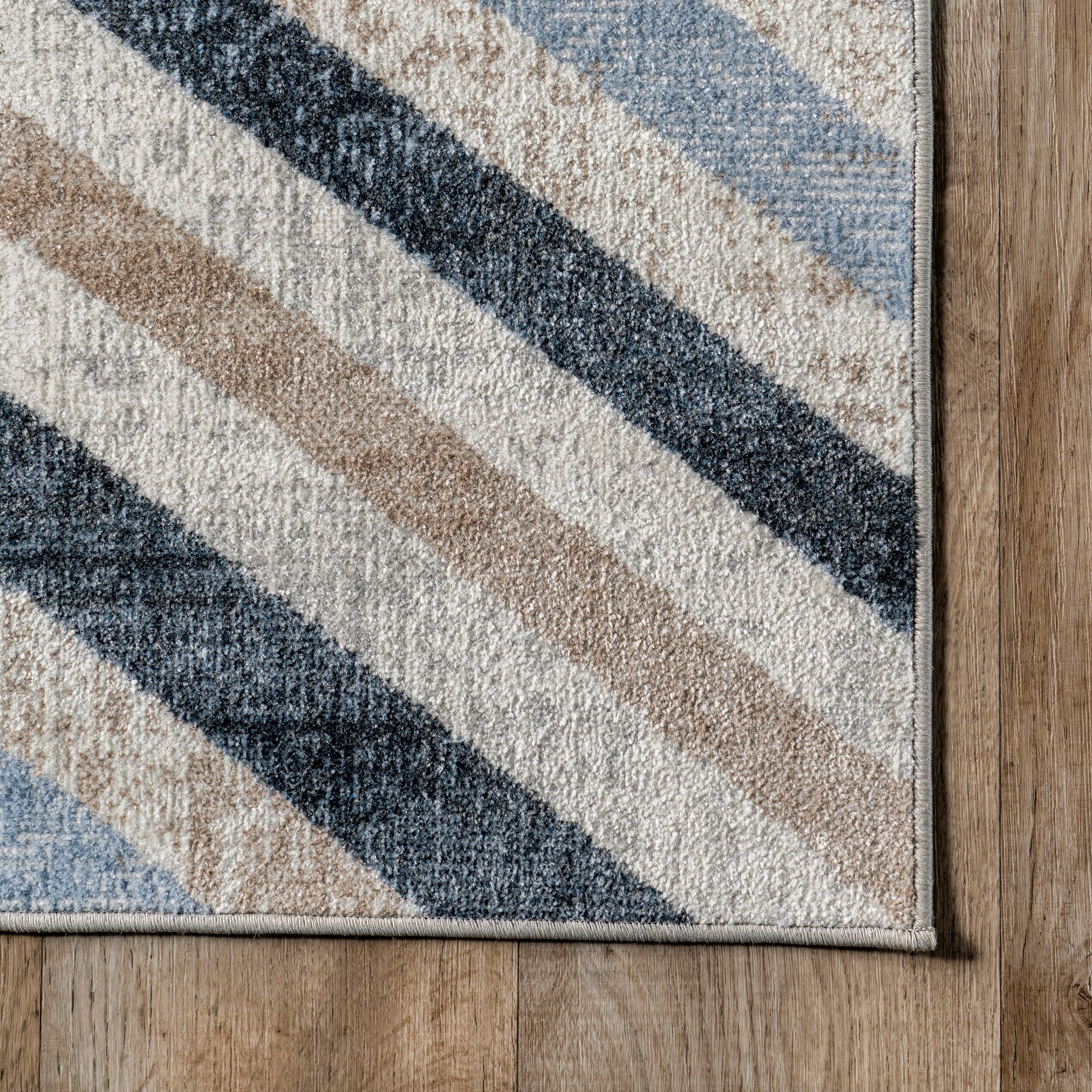 nuLOOM Akari 9' x 13' Area Rug, Blue, large