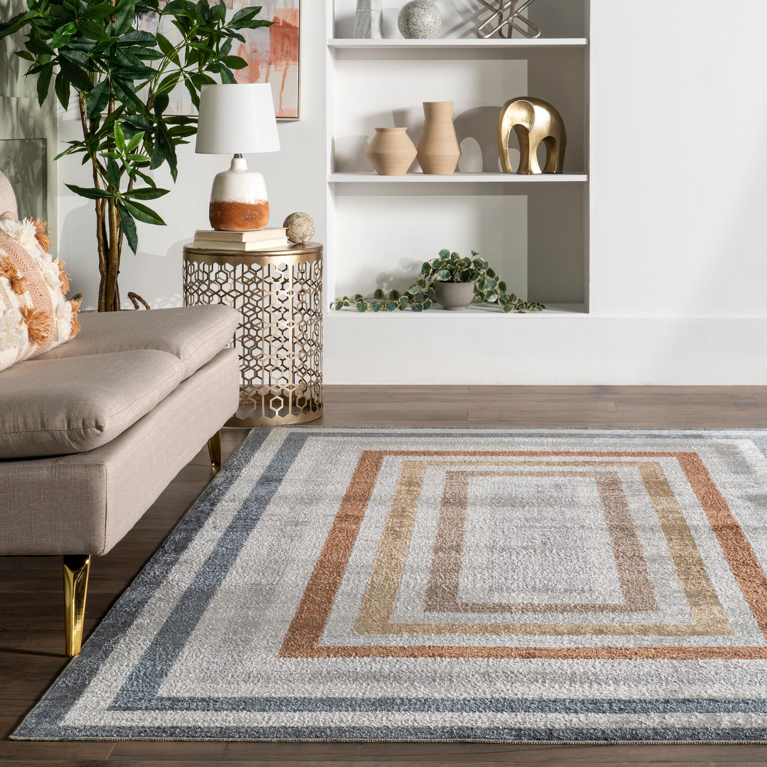 nuLOOM Alienor 2' x 6' Runner Rug, Multi, large