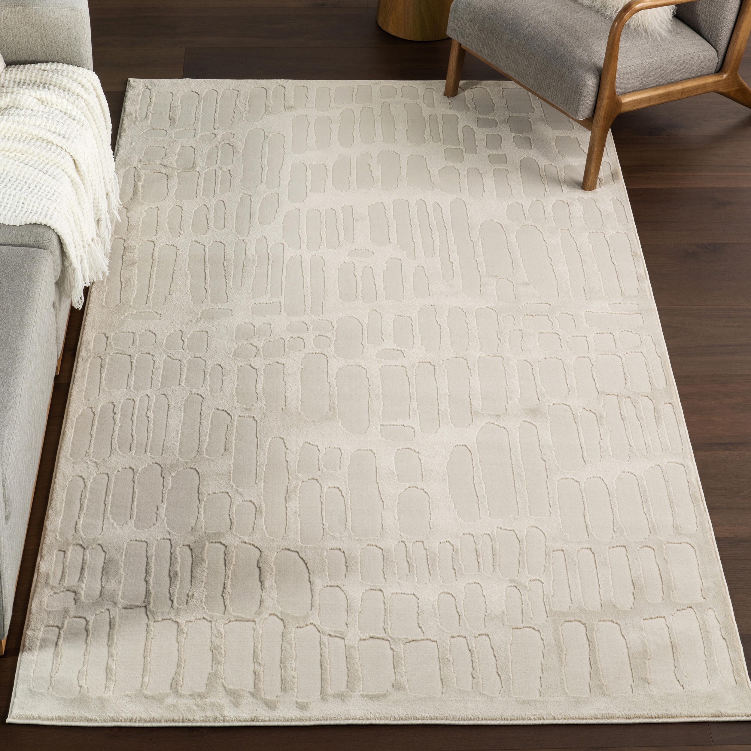 nuLOOM Belen 3' x 8' Runner Rug, Cream, rollover