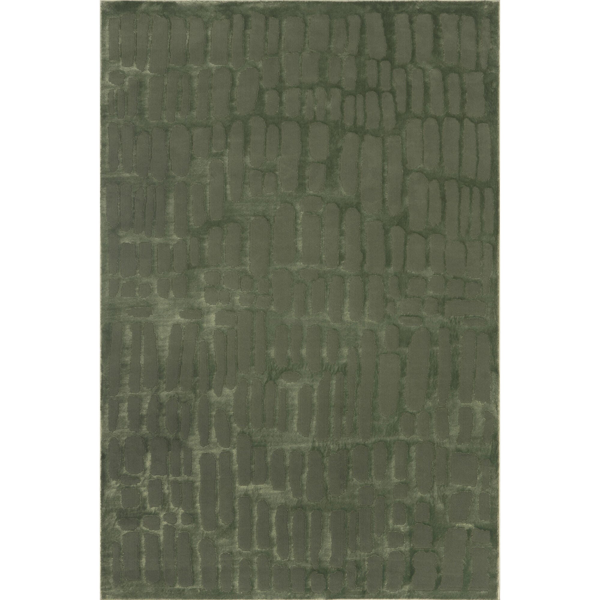 nuLOOM Belen 6' Round Area Rug, Forest Green, large