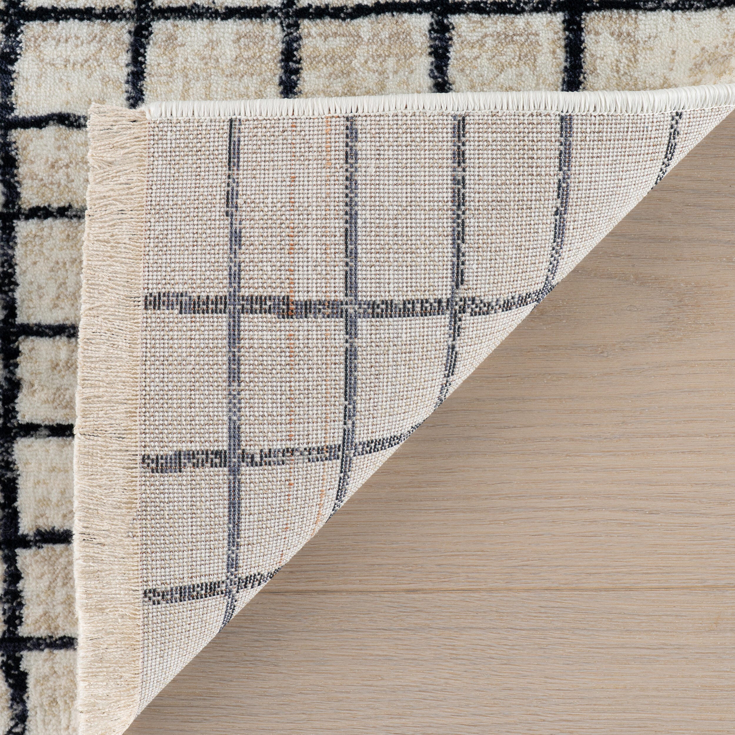 nuLOOM Catethe 4' x 6' Accent Rug, Beige, large